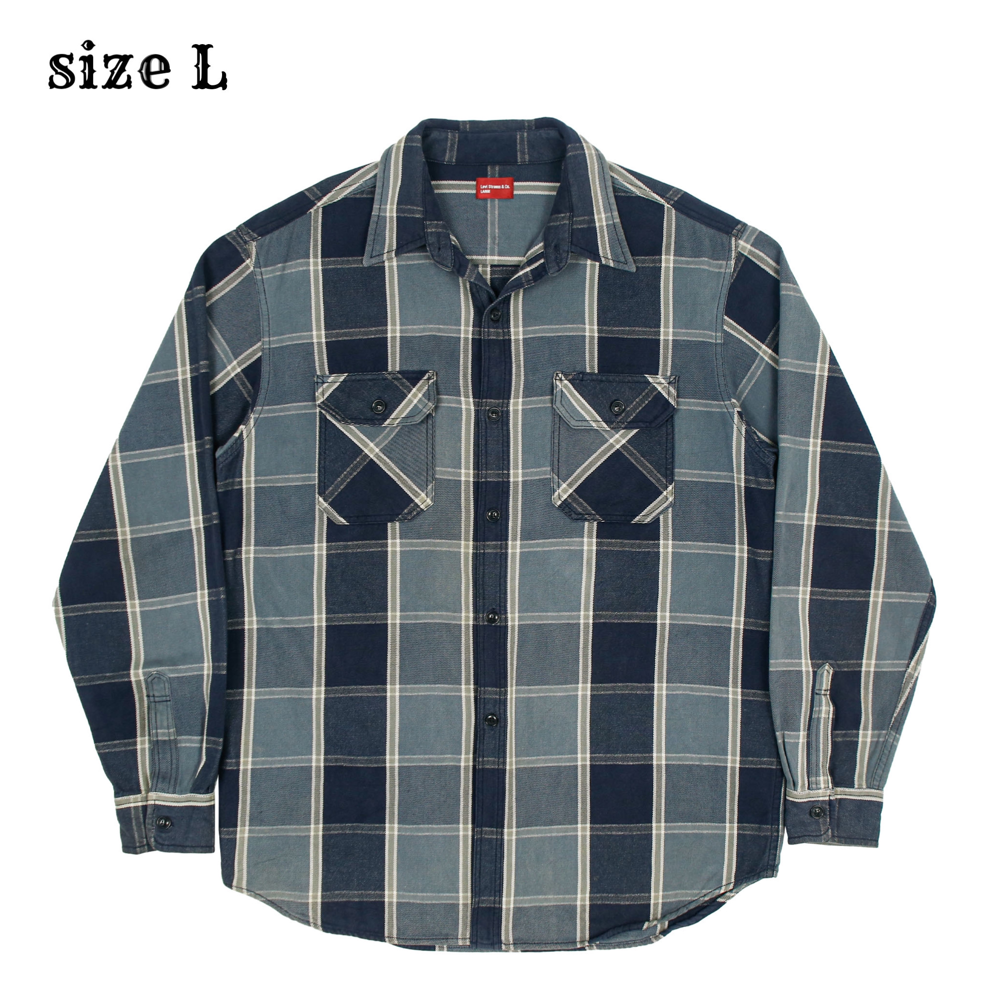 2000s Levi's Flannel Work Shirt Size L