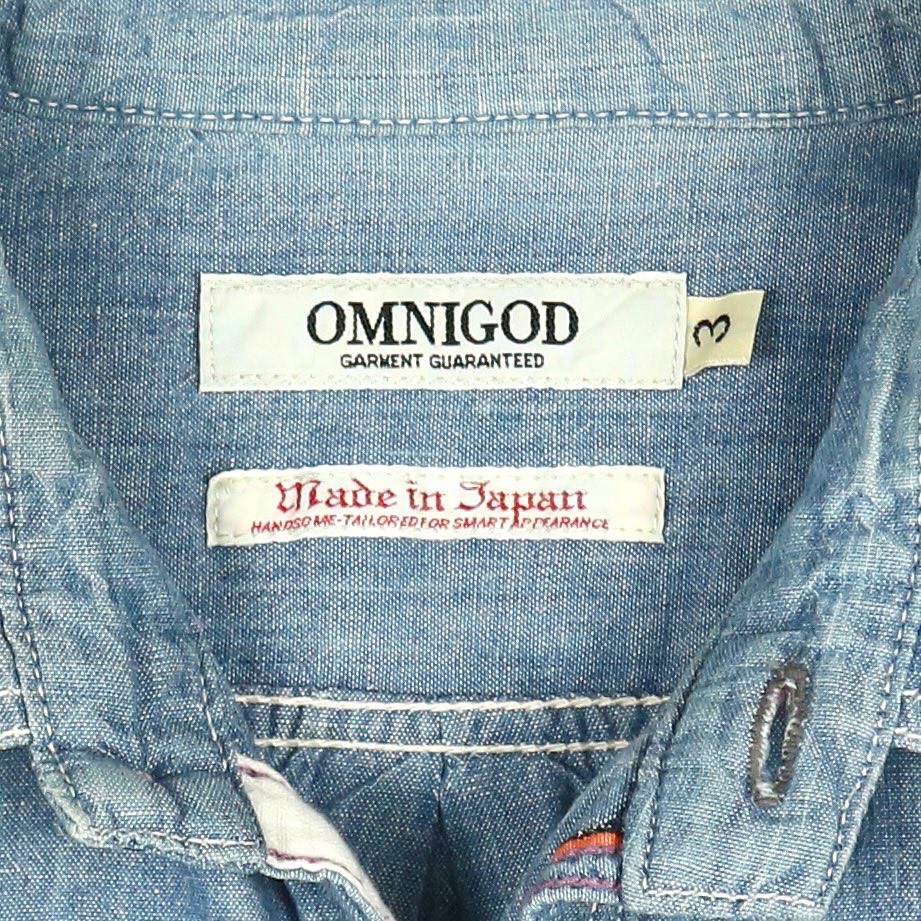Omnigod Selvedge Chambray Work Shirt Size S