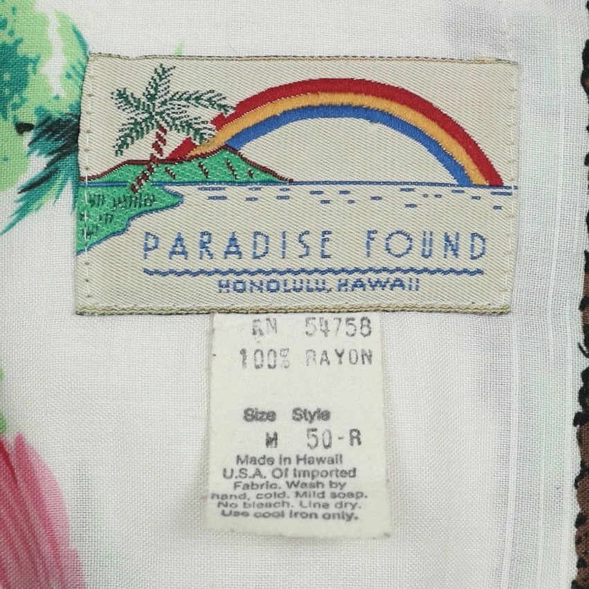 Paradise Found Hawaiian Shirt Size M