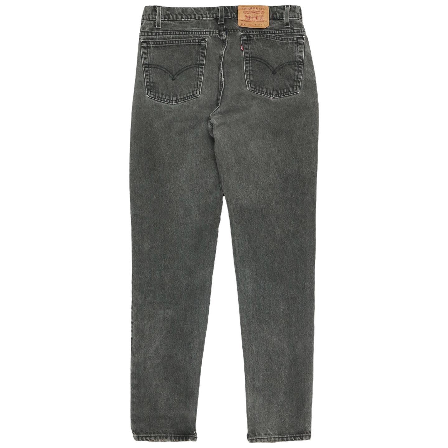 Levi’s 512 USA Black Faded Jeans Size 32