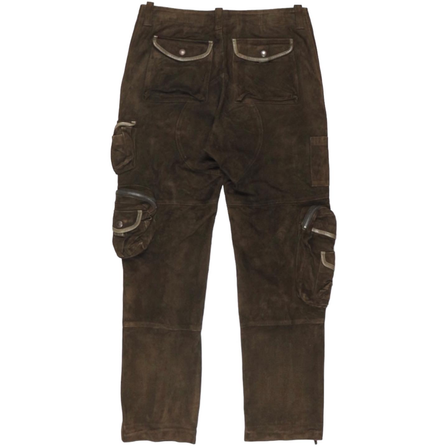 Rare Polo by Ralph Lauren Goat Suede Cargo Pants Size 33