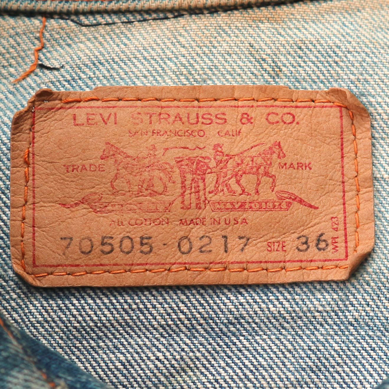 Vintage Late 60s LEVI'S Big “E” Type 3 Jacket Size XS denimister