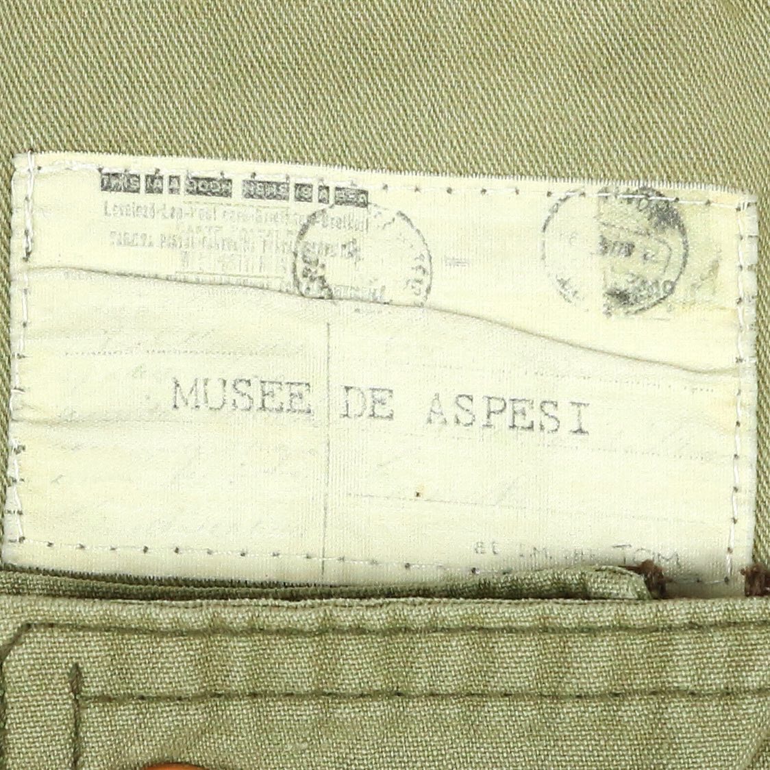 Aspesi Made in Italy Olive Military Shirt Size S