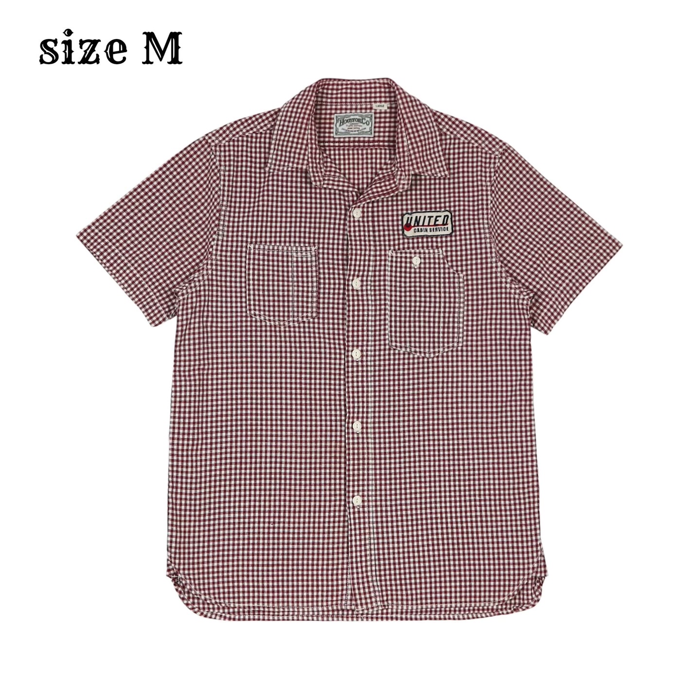 Houston Co. Short-sleeve Work Shirt Size M