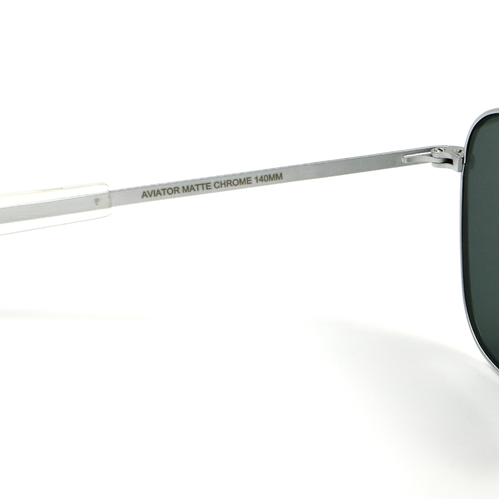 Randolph Engineering Aviator Matte Chrome Sunglasses [58-20]