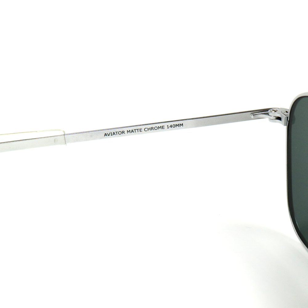 Randolph Engineering Aviator Matte Chrome Sunglasses [55-20]