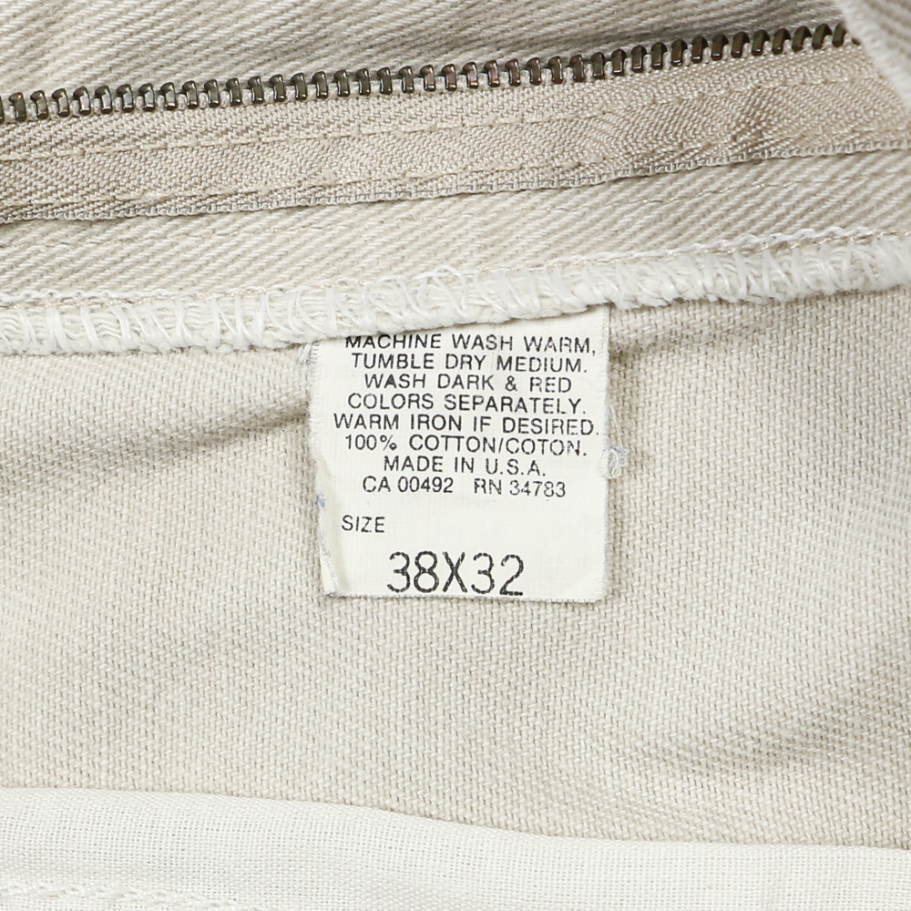 90s Lee USA Beige Denim Jeans Size 37