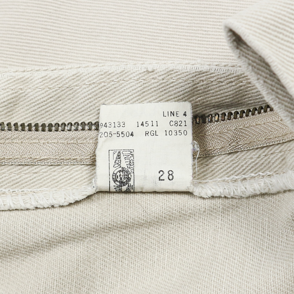 90s Lee USA Beige Denim Jeans Size 37