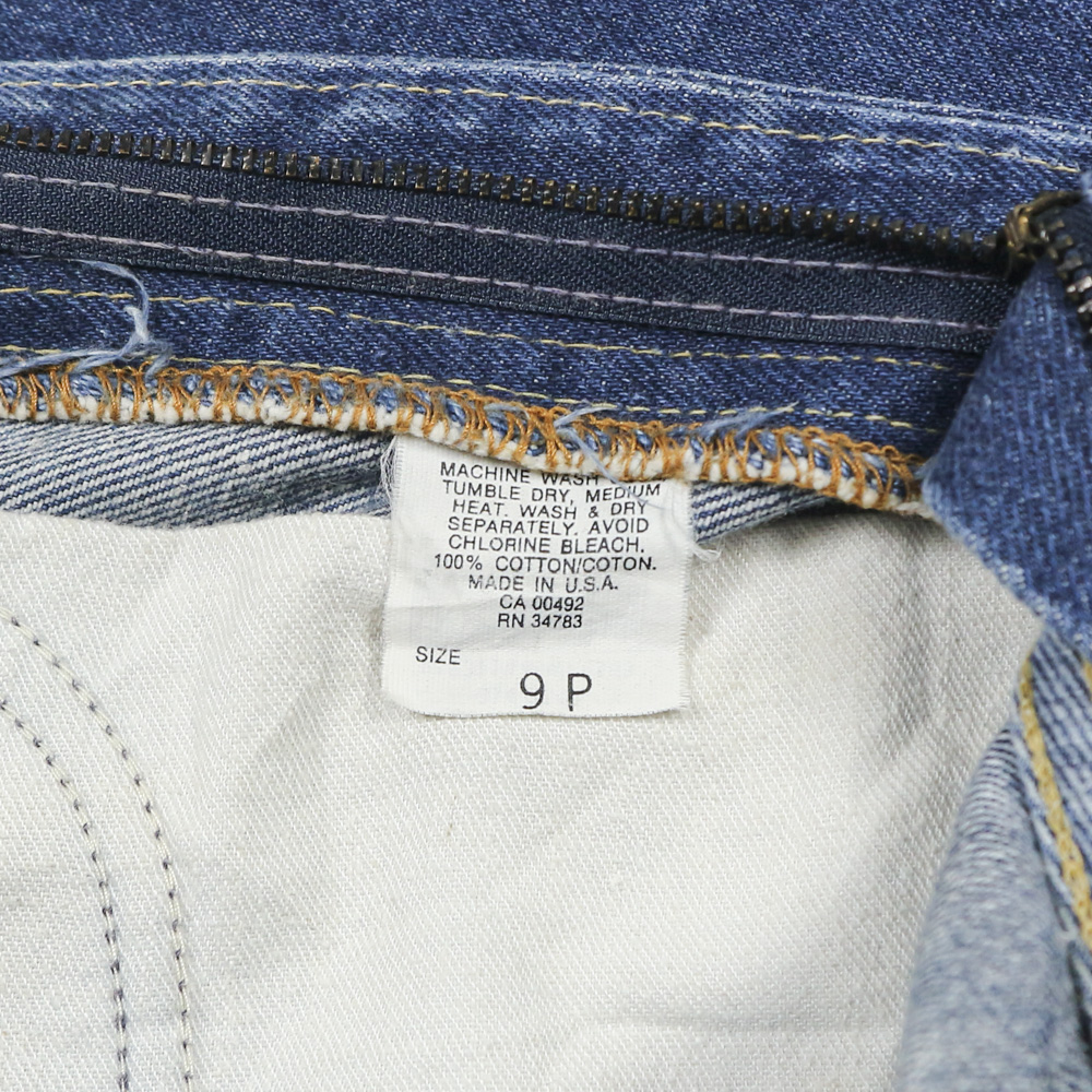 Vtg 80s Lee Denim USA Women Jeans Size 26