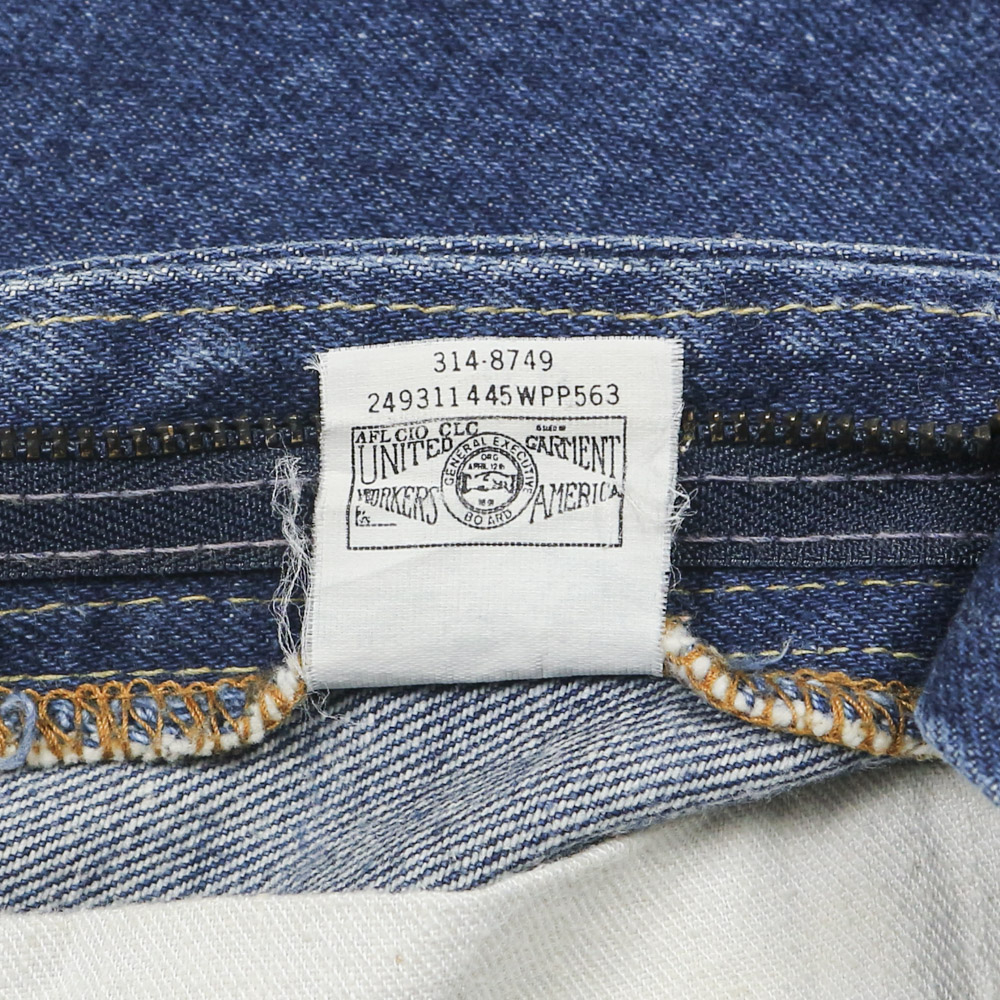 Vtg 80s Lee Denim USA Women Jeans Size 26