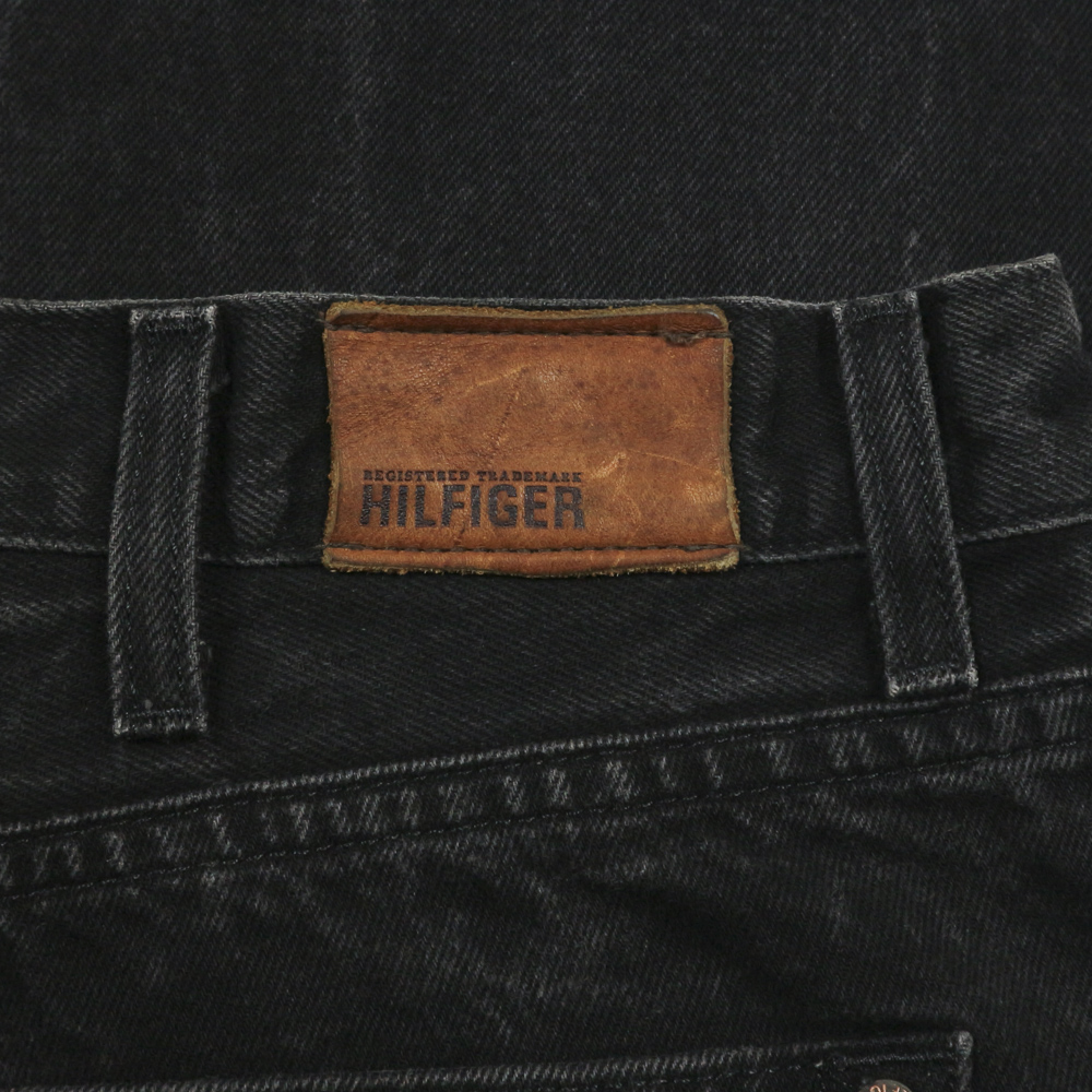 00s Tommy Hilfiger Black Denim Jeans Size 38