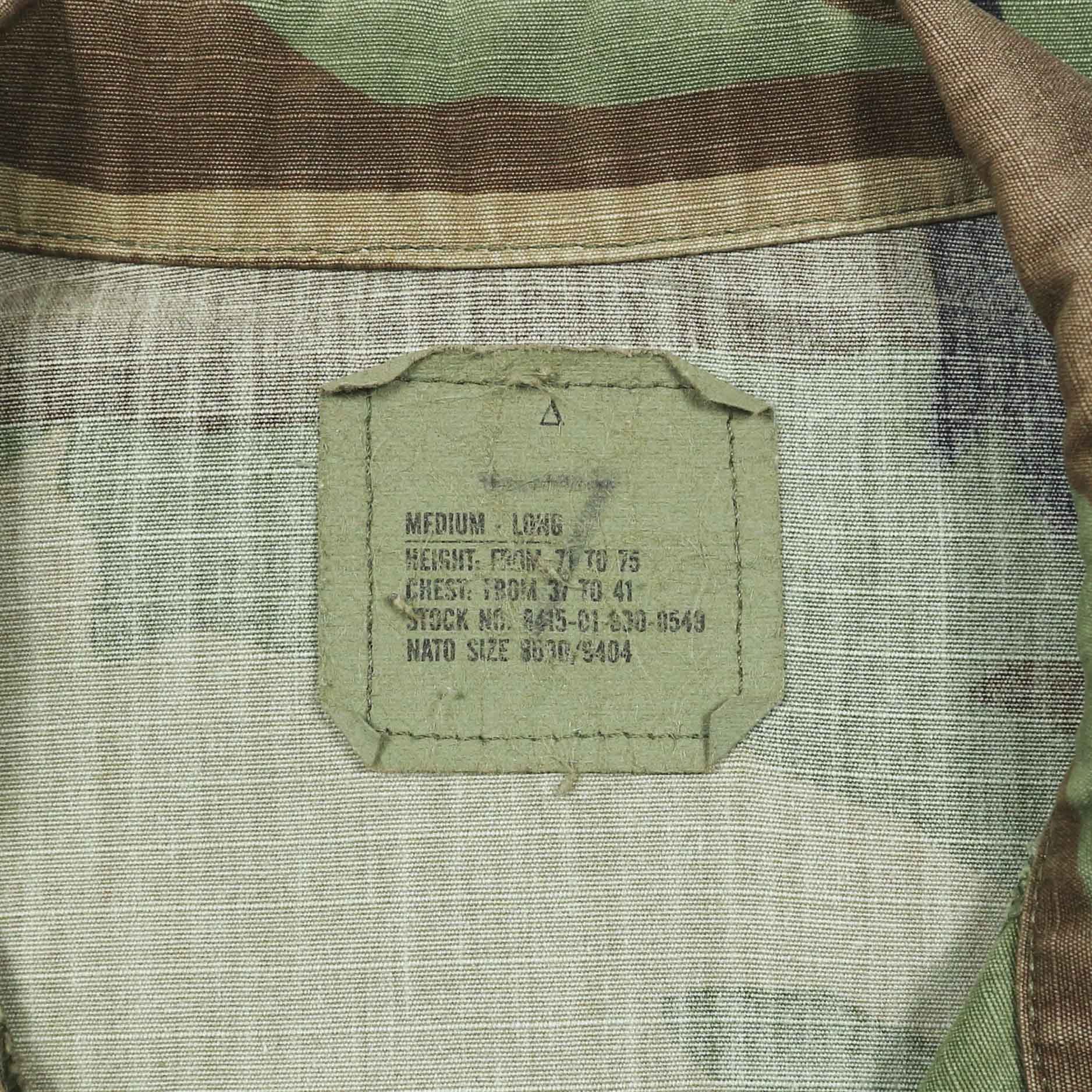 90s U.S. Army BDU Woodland Camo Jacket Size M