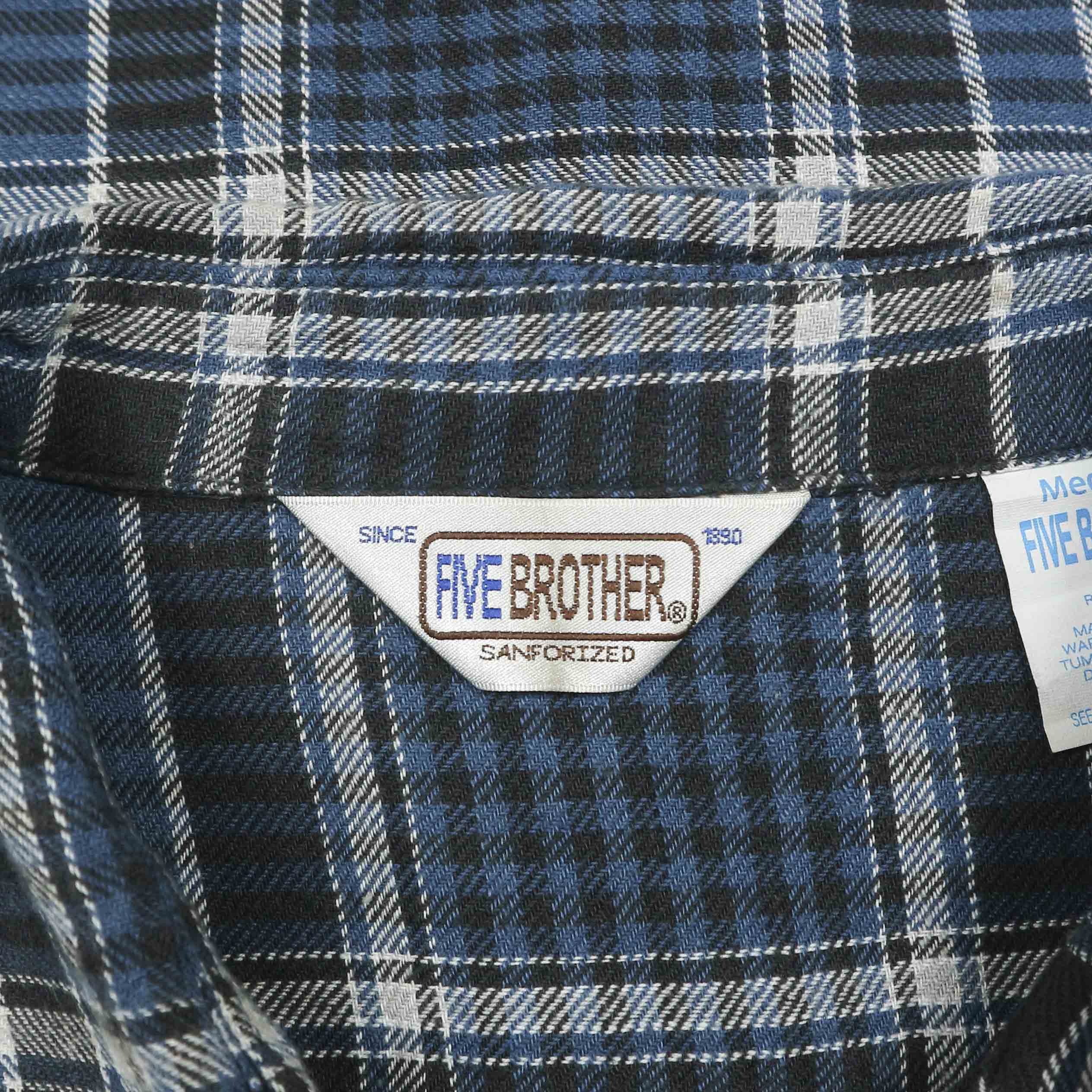 Five Brother Flannel Work Shirt Size M