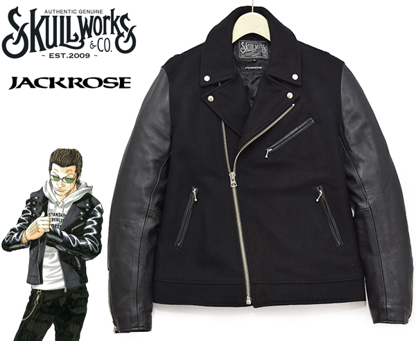 Skull Works x JACKROSE Biker Jacket Size L