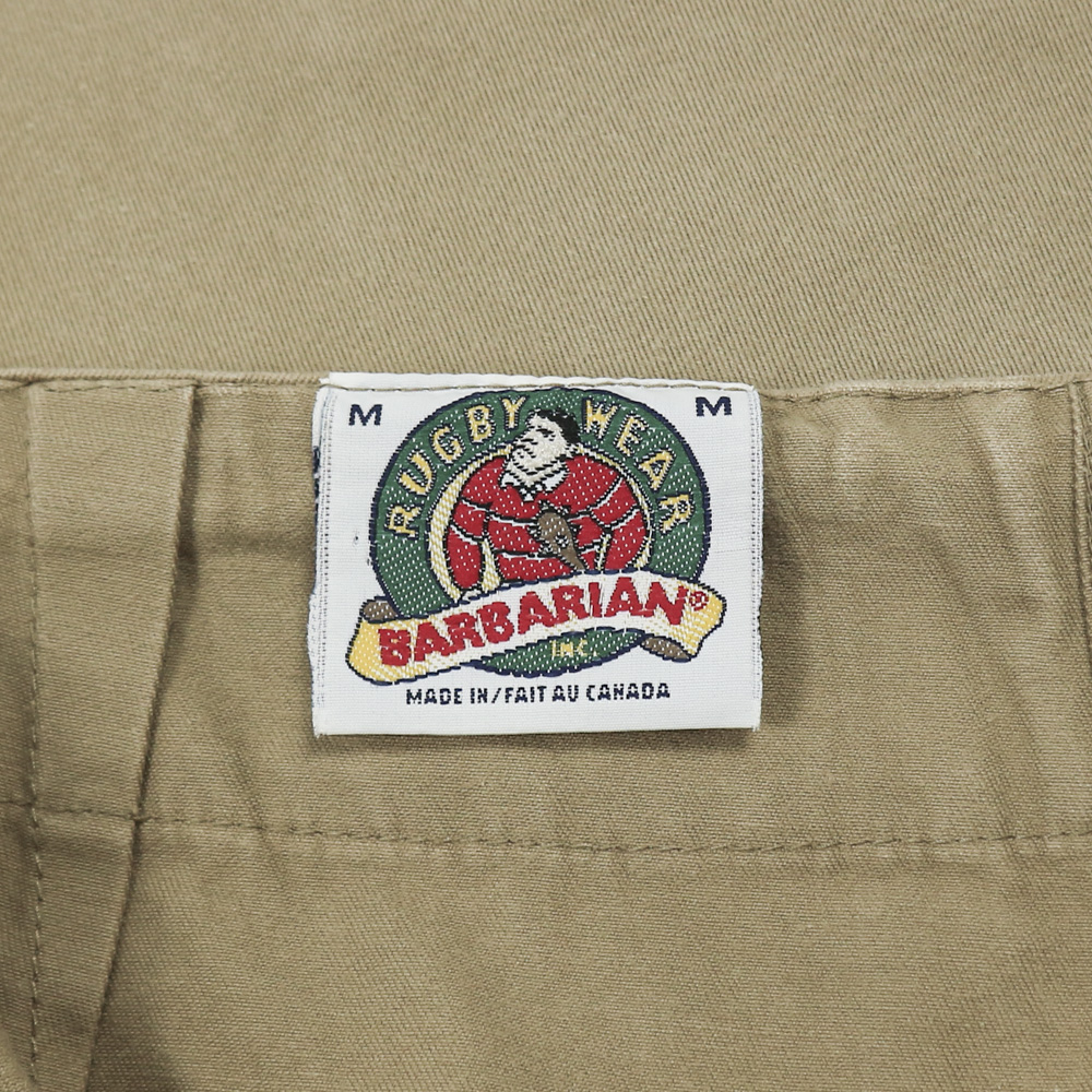 Barbarian Rugby Canada Made Khaki Shorts Size M