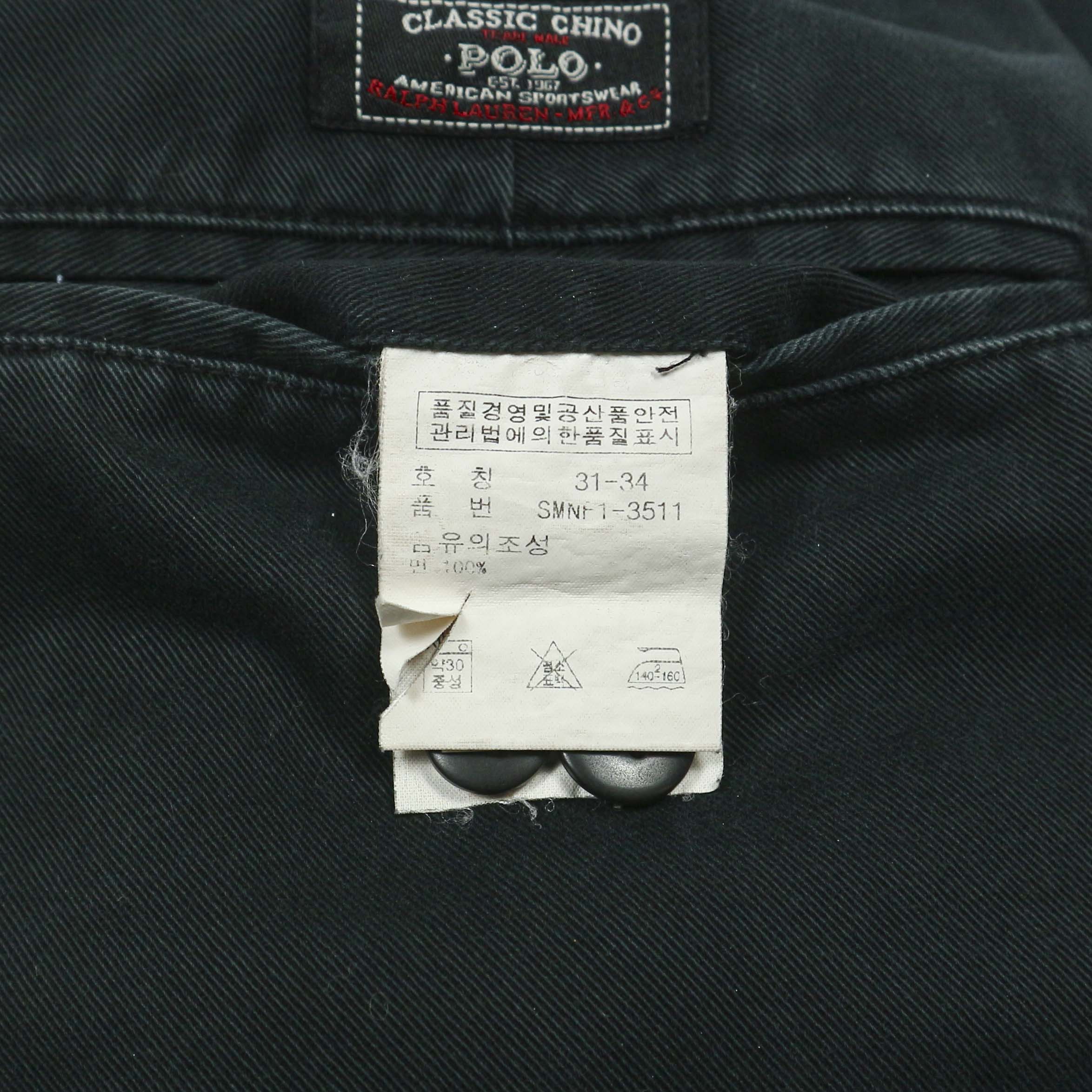 Polo Ralph Lauren Classic Black Pants Size 29