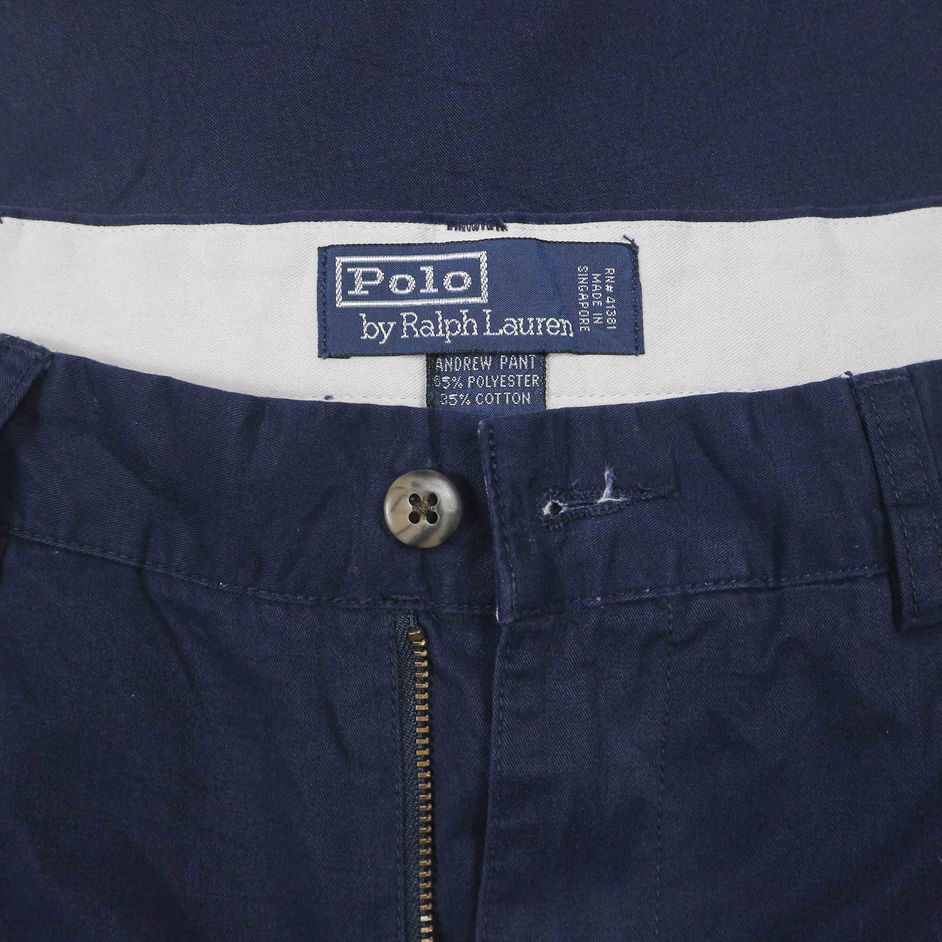 Polo Ralph Lauren Pleated Navy Pants Size 32