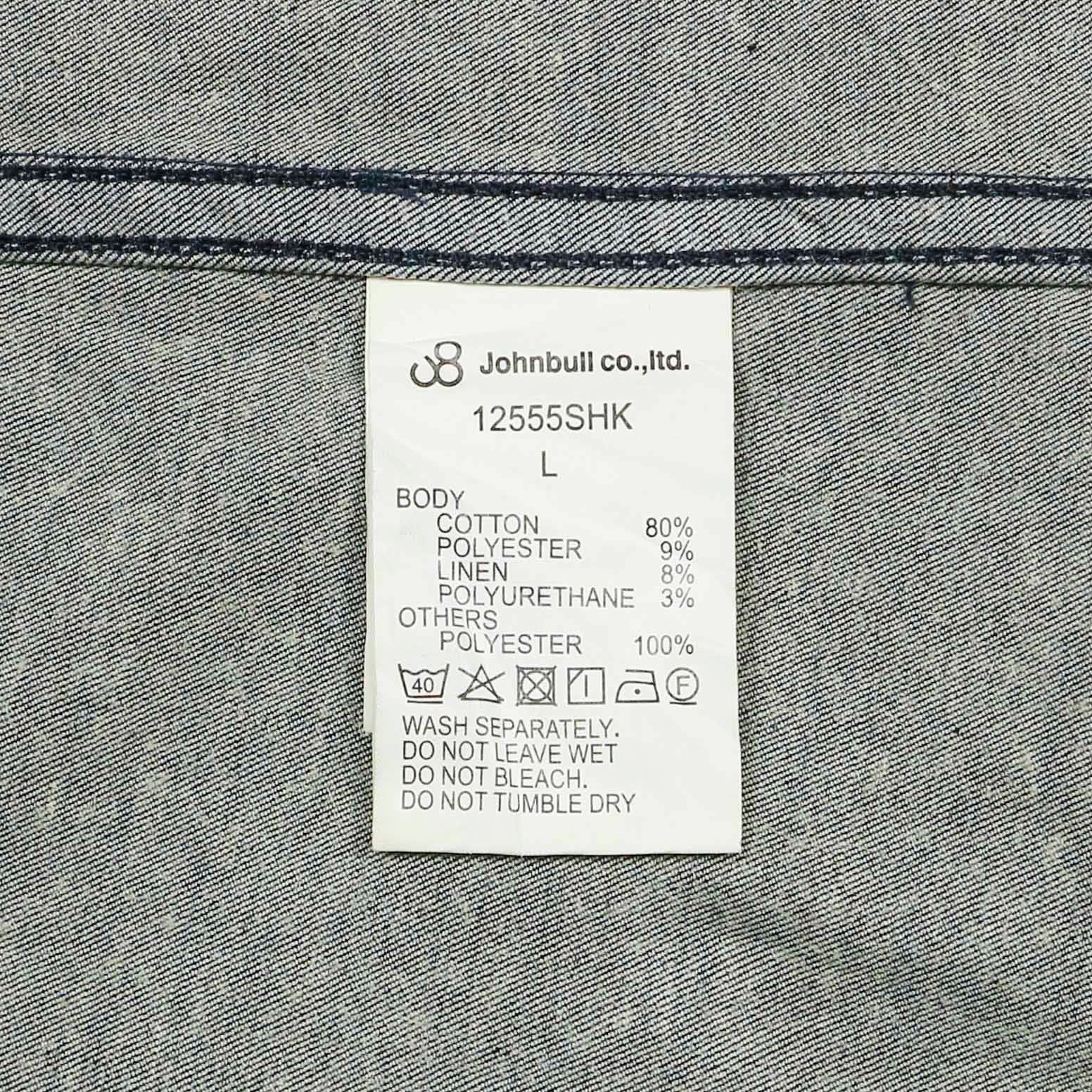 Johnbull Japan Modern Denim Coat Size L