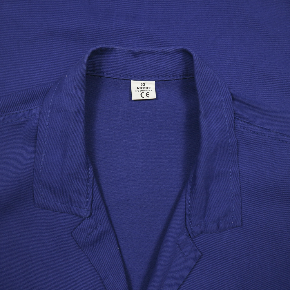 Vtg European Blue Work Jacket Size XL