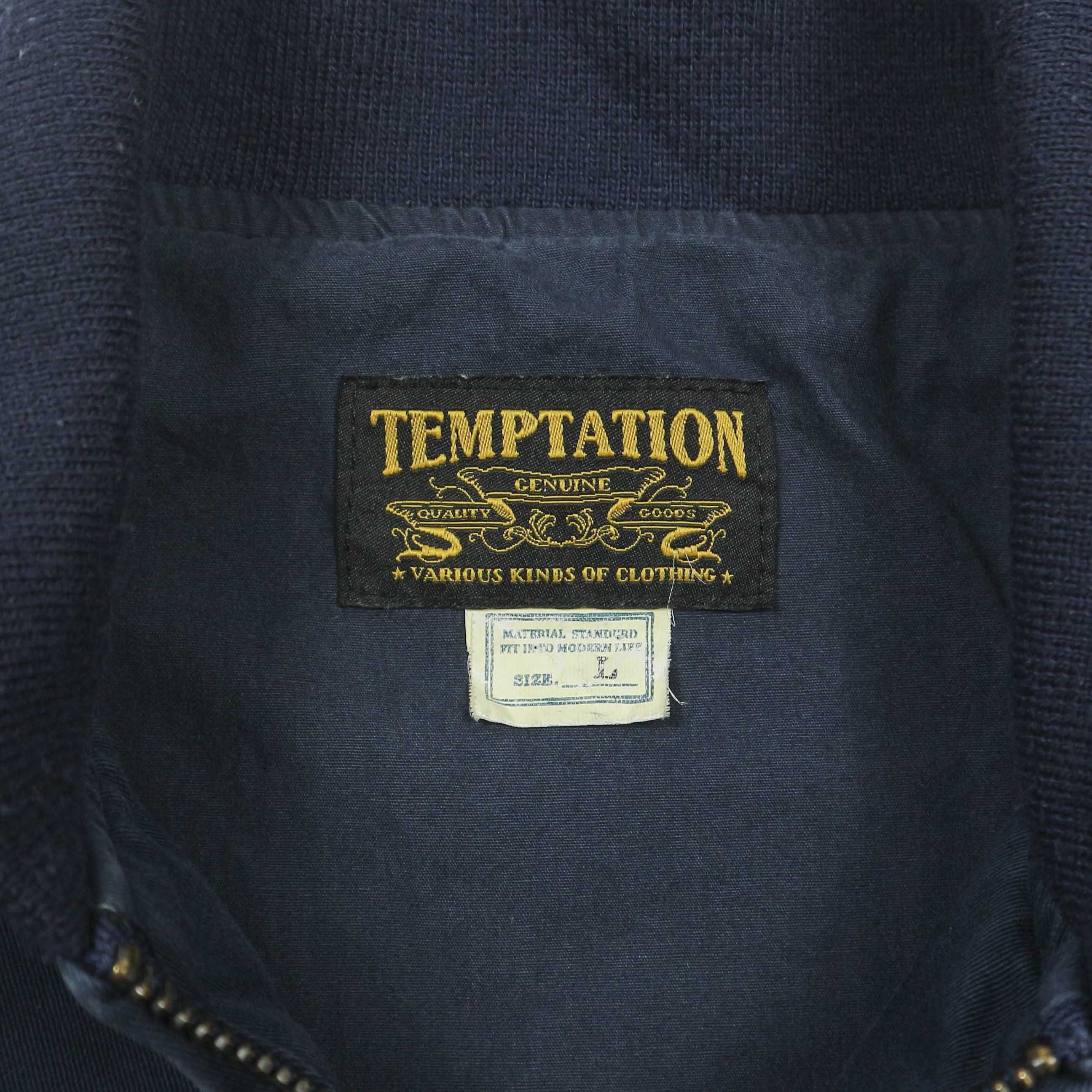 Temptation Navy Bomber Jacket Size M
