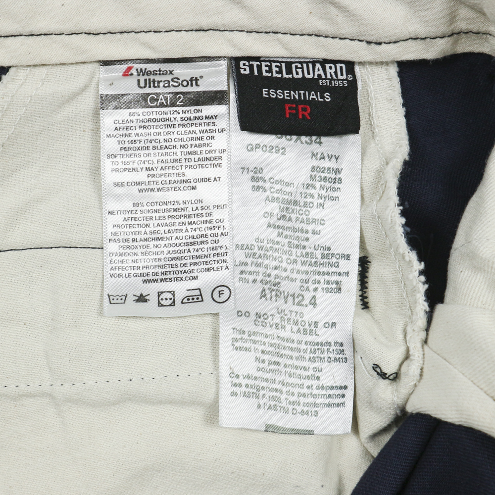 Steel Guard FR Work Uniform Pants Size 36
