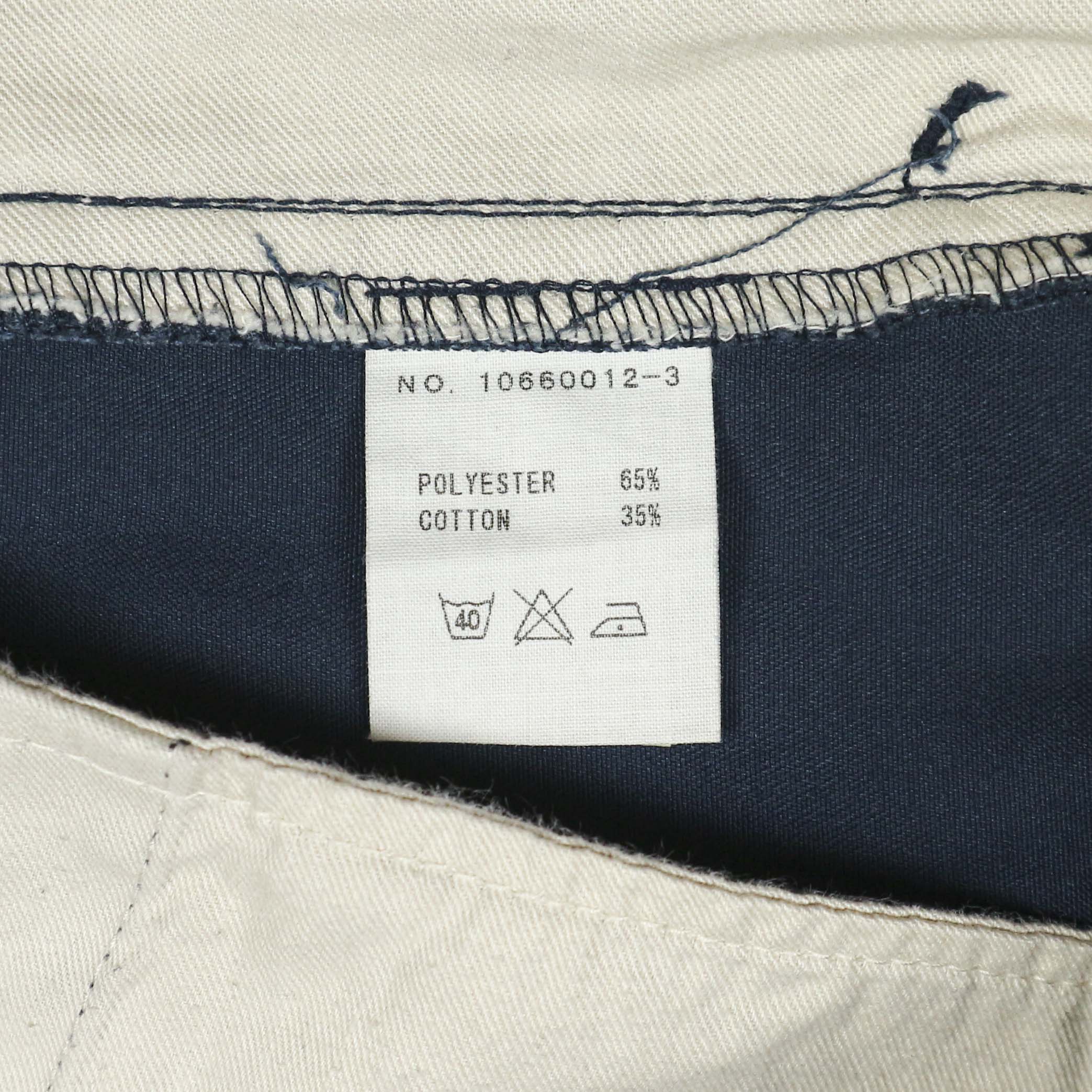 Dept Japan Made Navy Twill Trousers Size 28