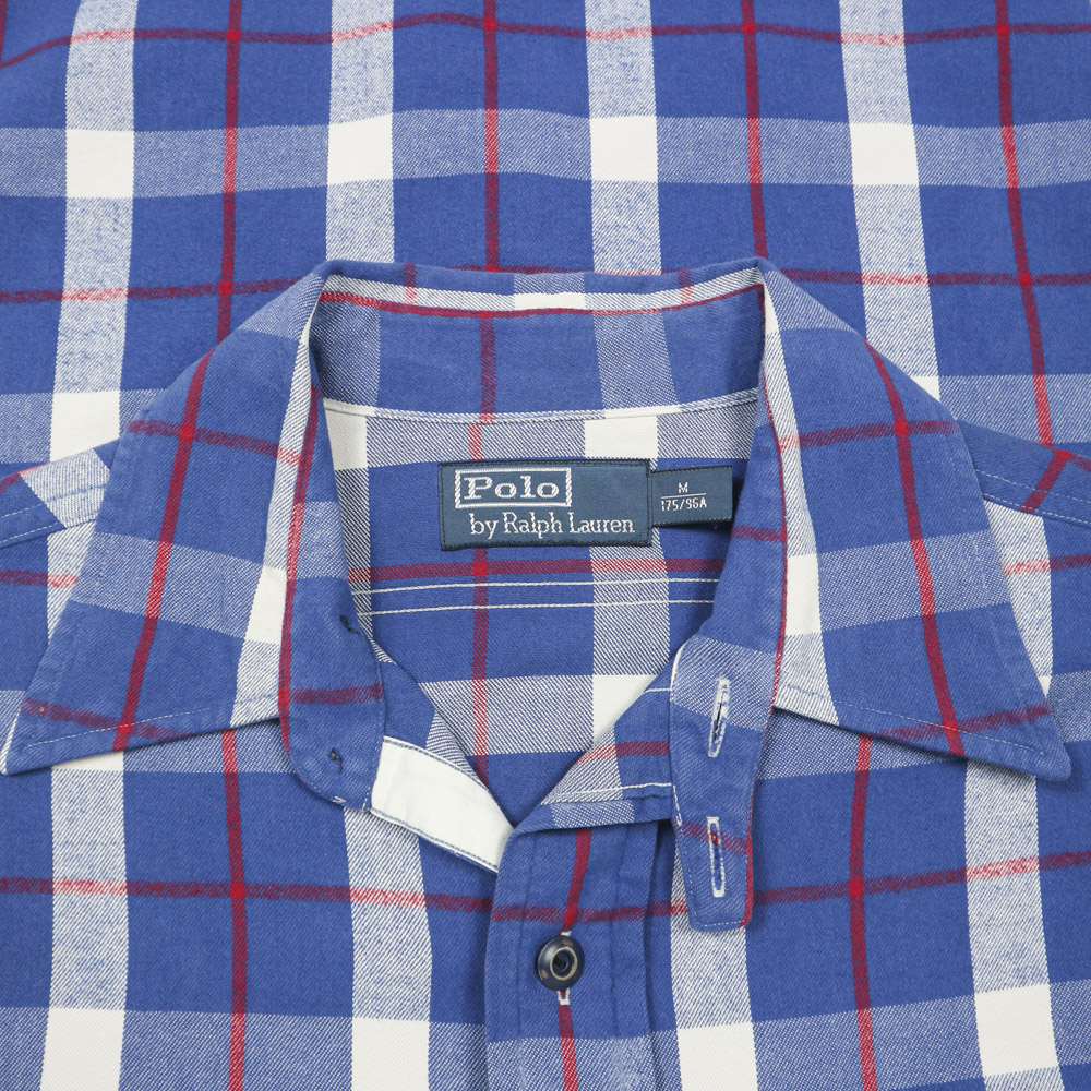 Polo Ralph Lauren Plaid Check Work Shirt Size L