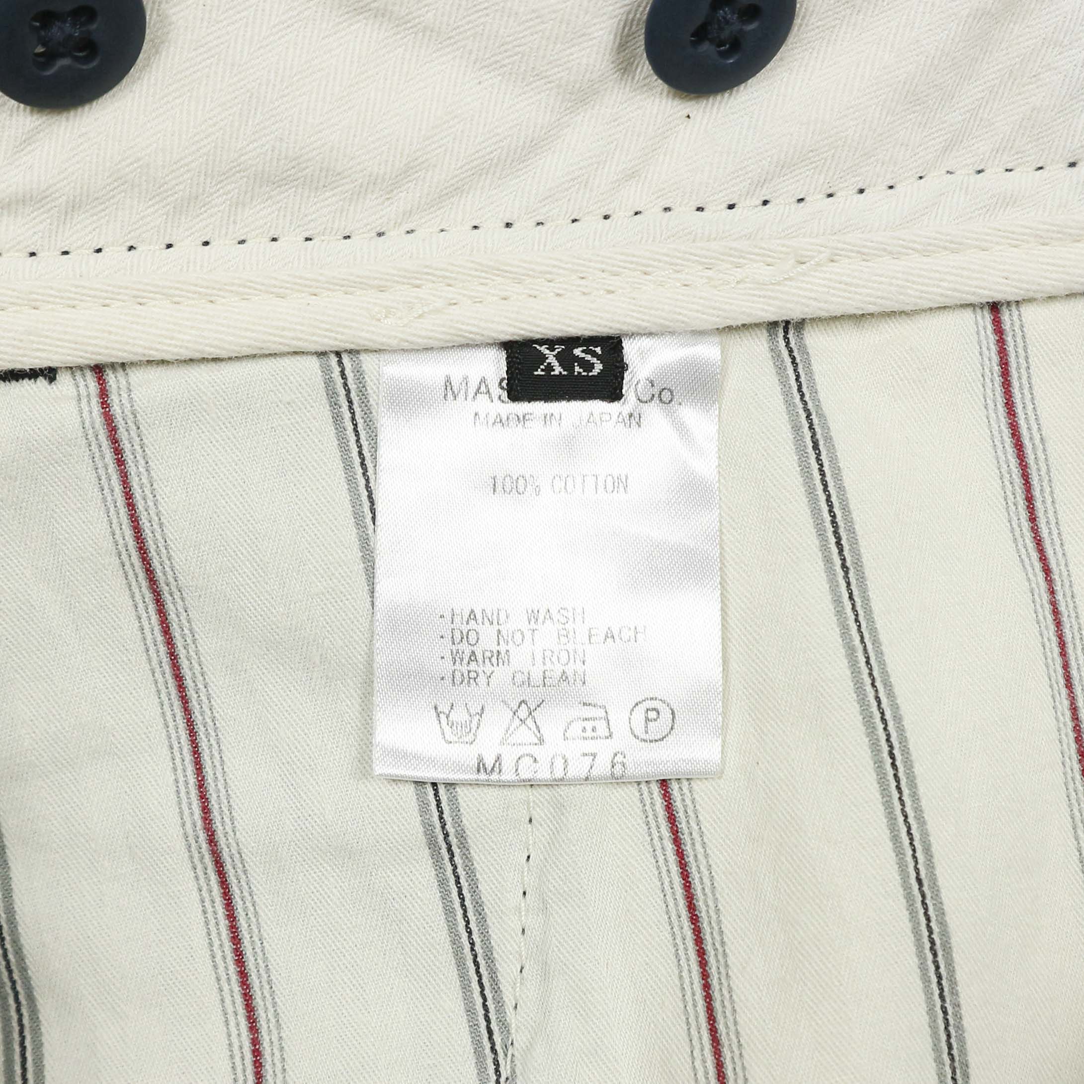 Master & Co Japan Made Navy Pants Size 28