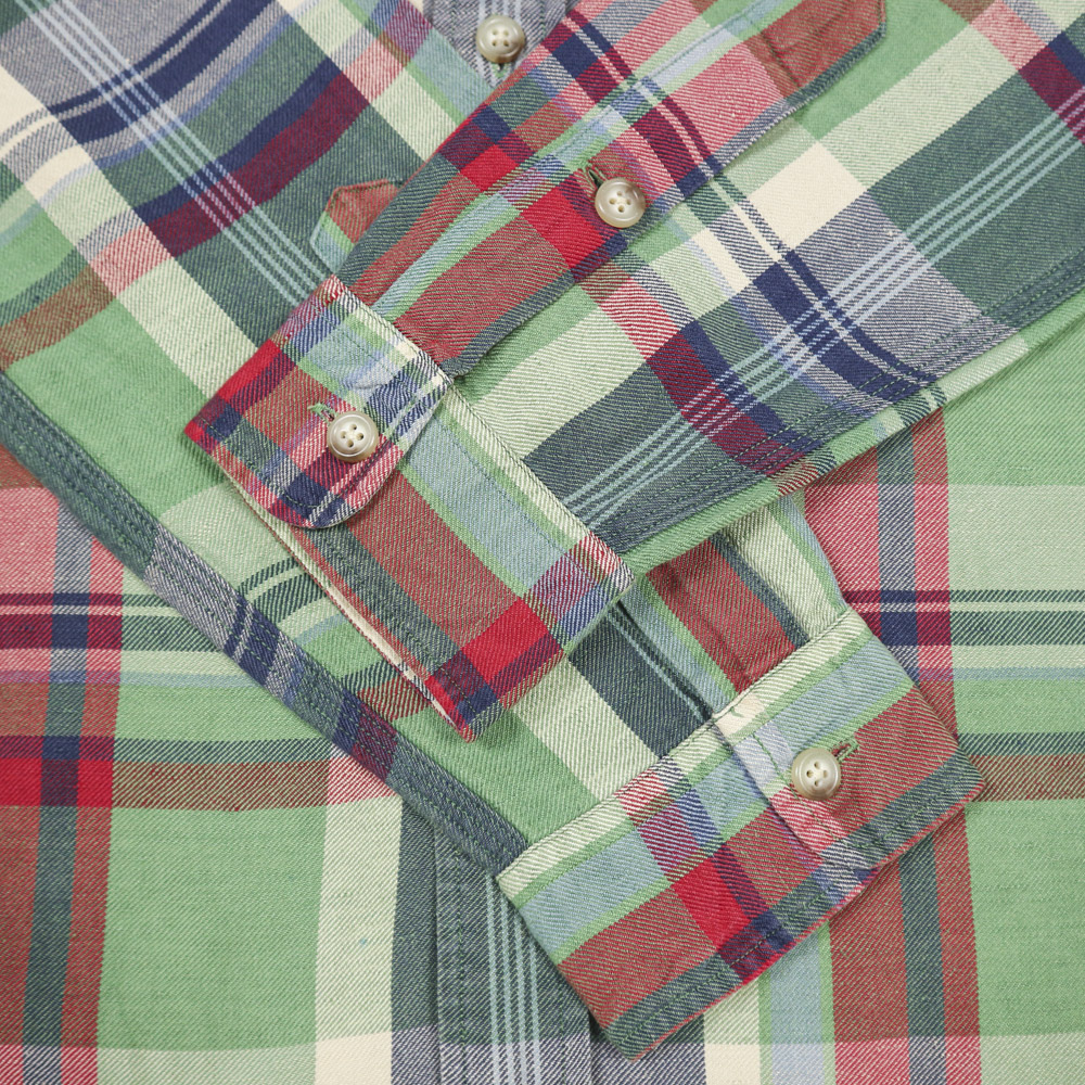 Polo Ralph Lauren Plaid Check Work Shirt Size M