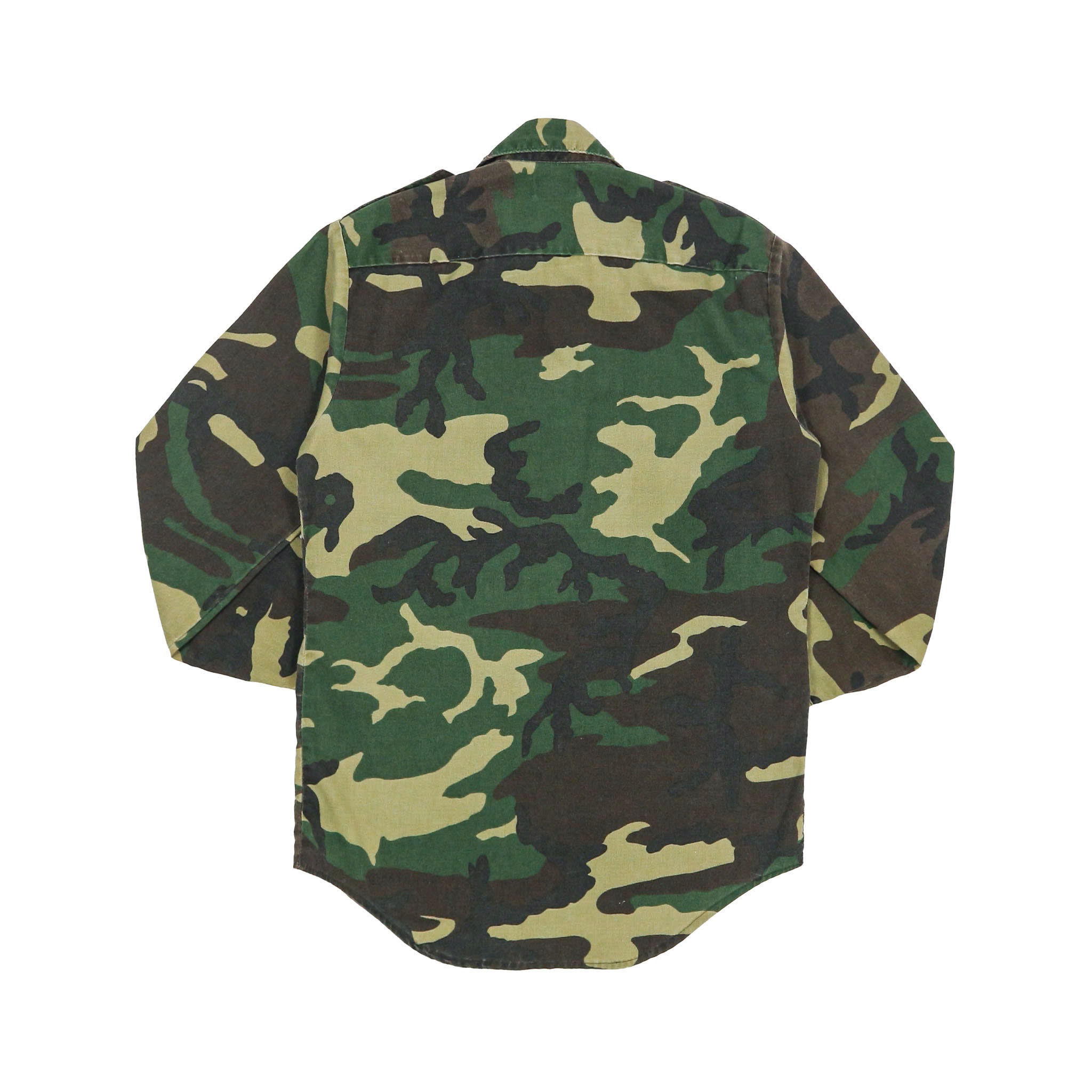 Vtg Gung Ho USA Camo Work Shirt Size S