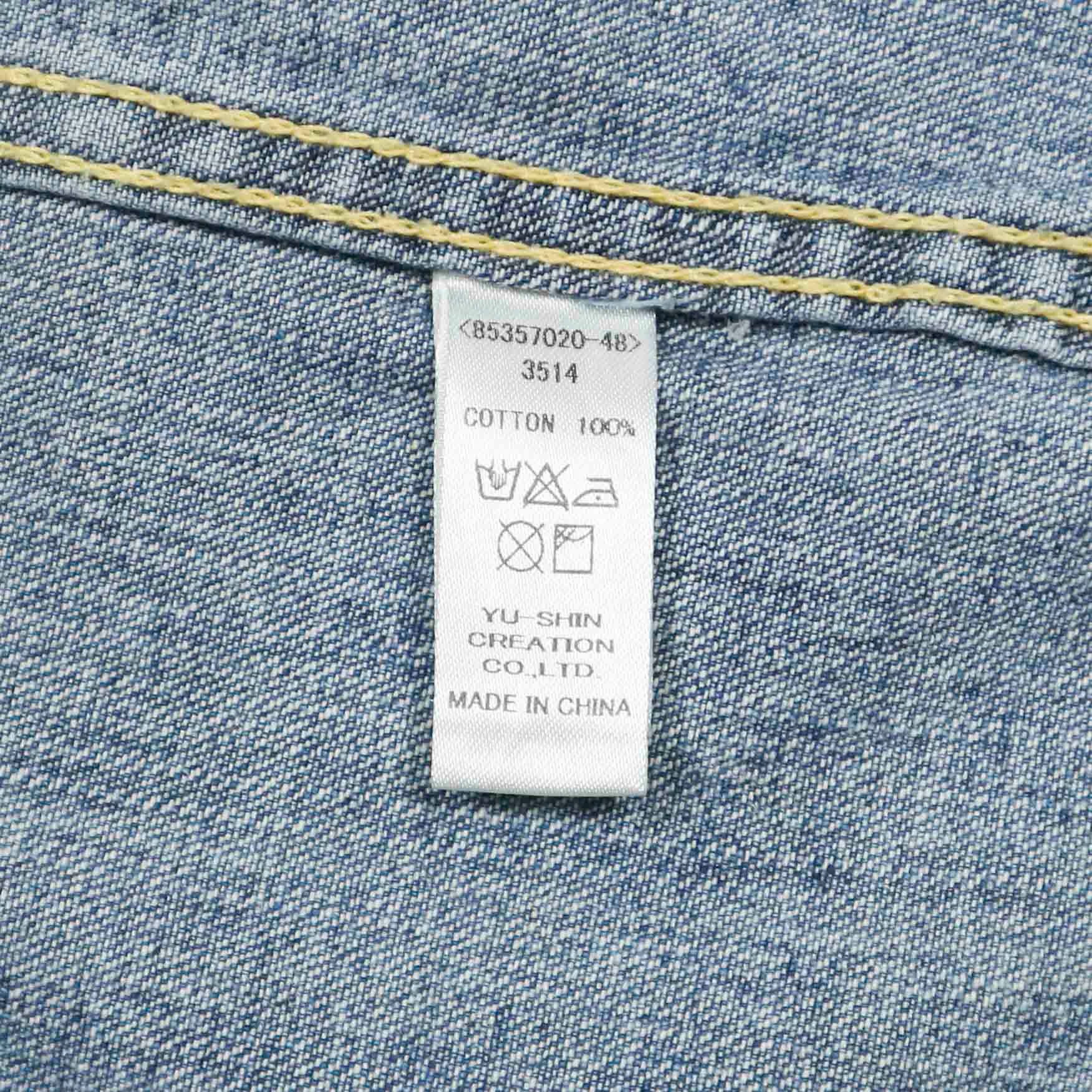 Yevs Japan Denim Western Shirt Women Size M