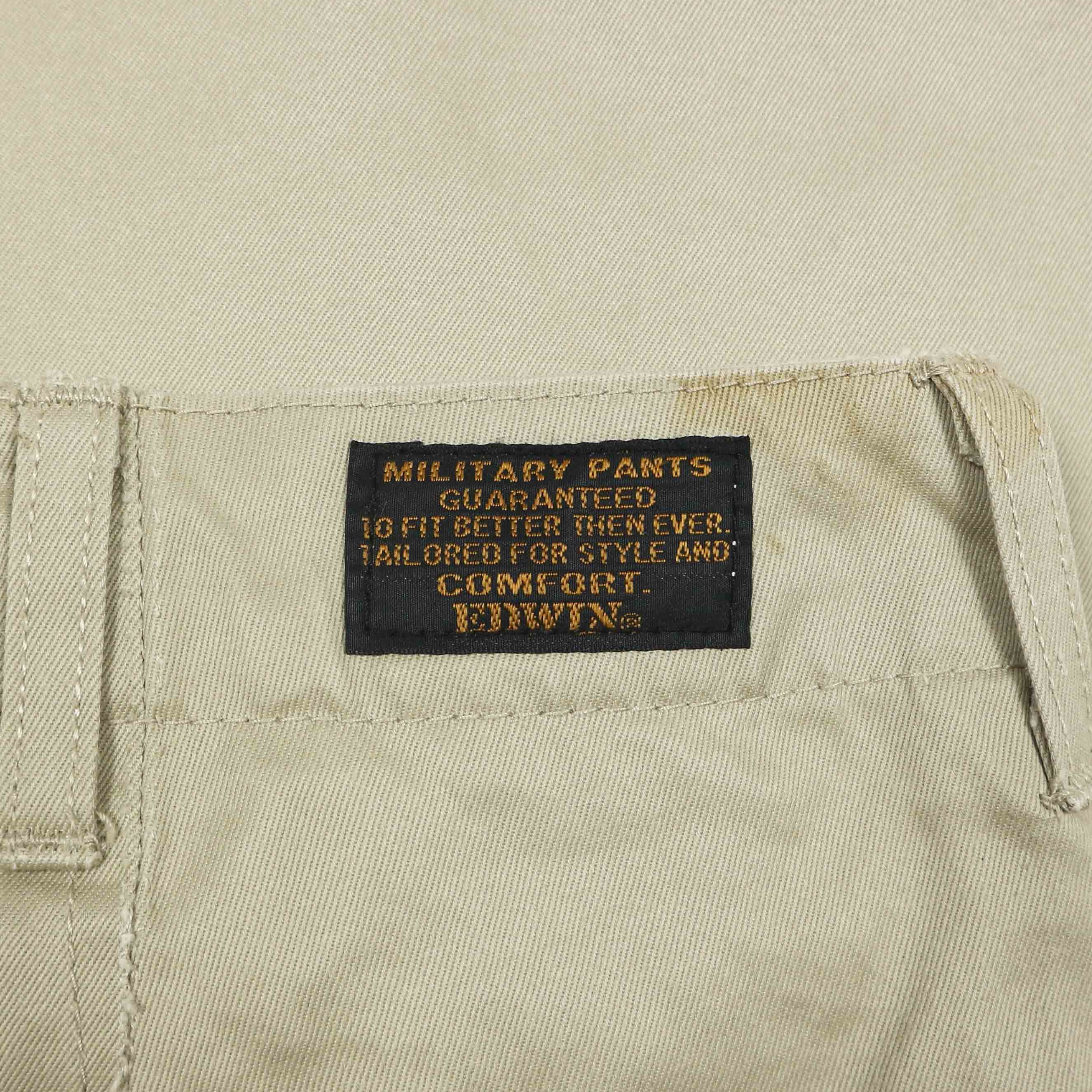 Edwin Japan Made Officer Khaki Trousers Size 31