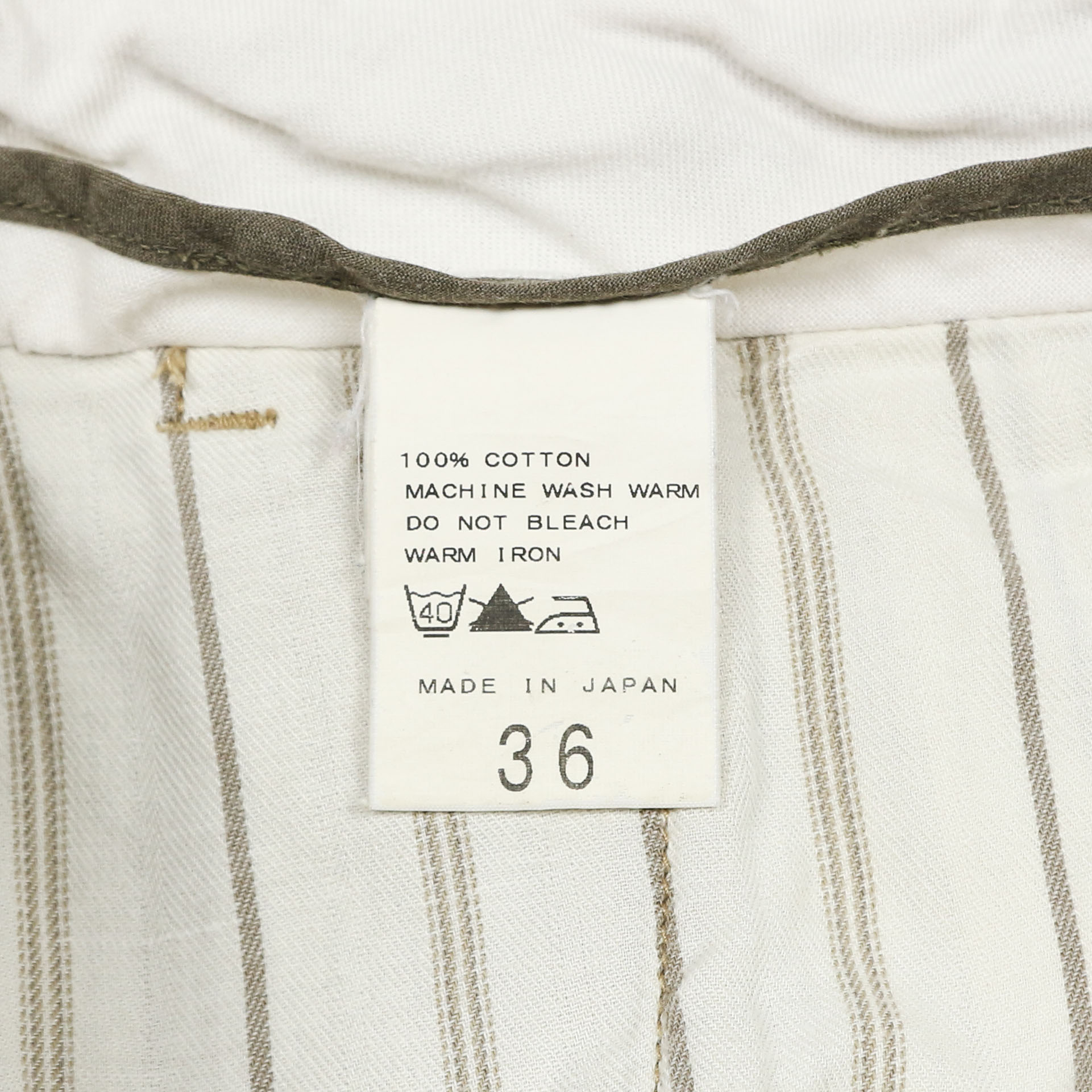 Journal Standard Japan Made Khaki Pants Size 27