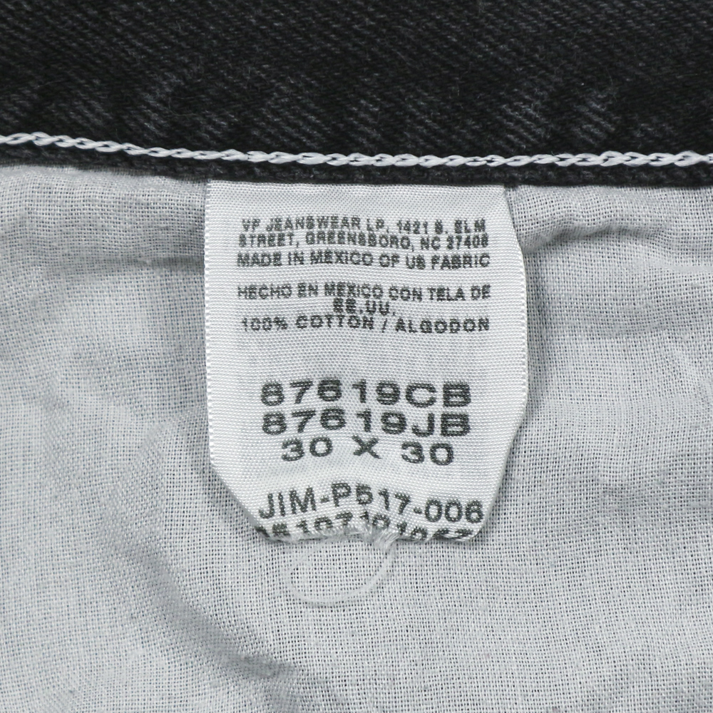 00s Rustler Black Denim Worker Jeans Size 29