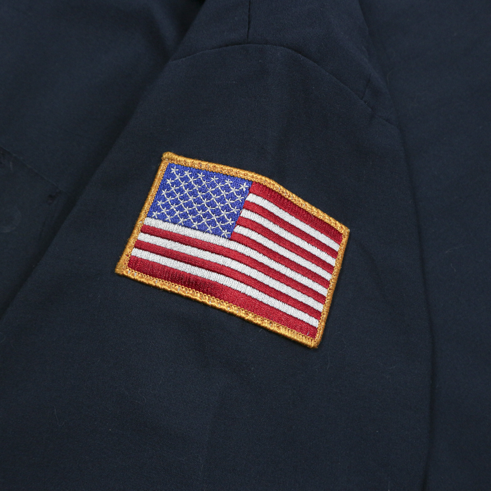 Cintas Navy Uniform Work Shirt Size M