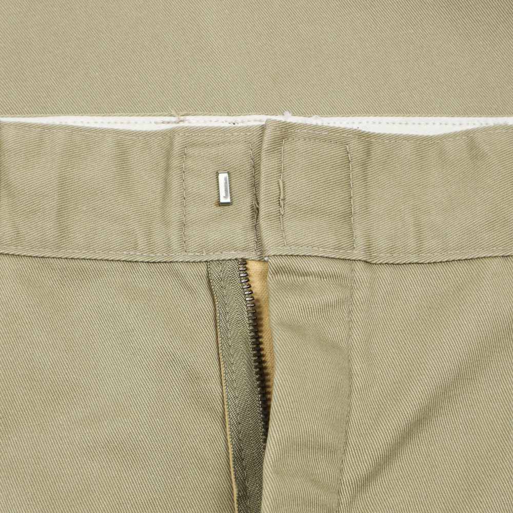 Vtg L.L.Bean USA Made Cotton-lined Khaki Trousers Size 34