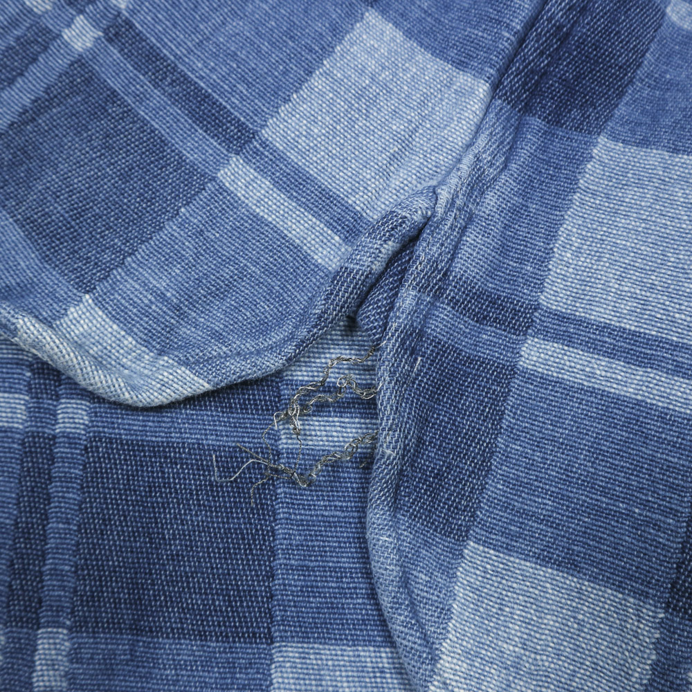 Double RL Heavy Flannel Work Shirt Size L