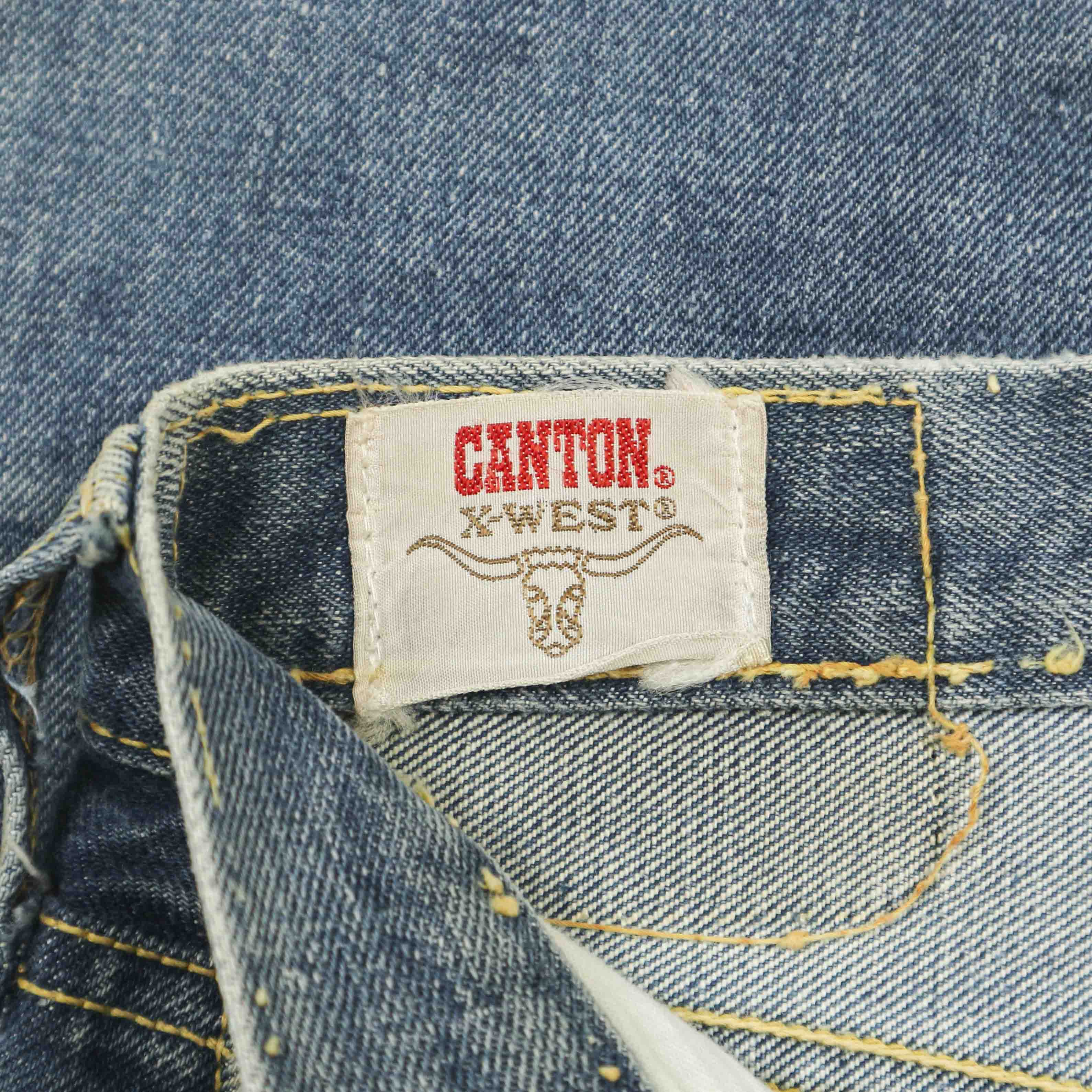 Vintage Canton X-West Selvedge Denim Jeans Size 28