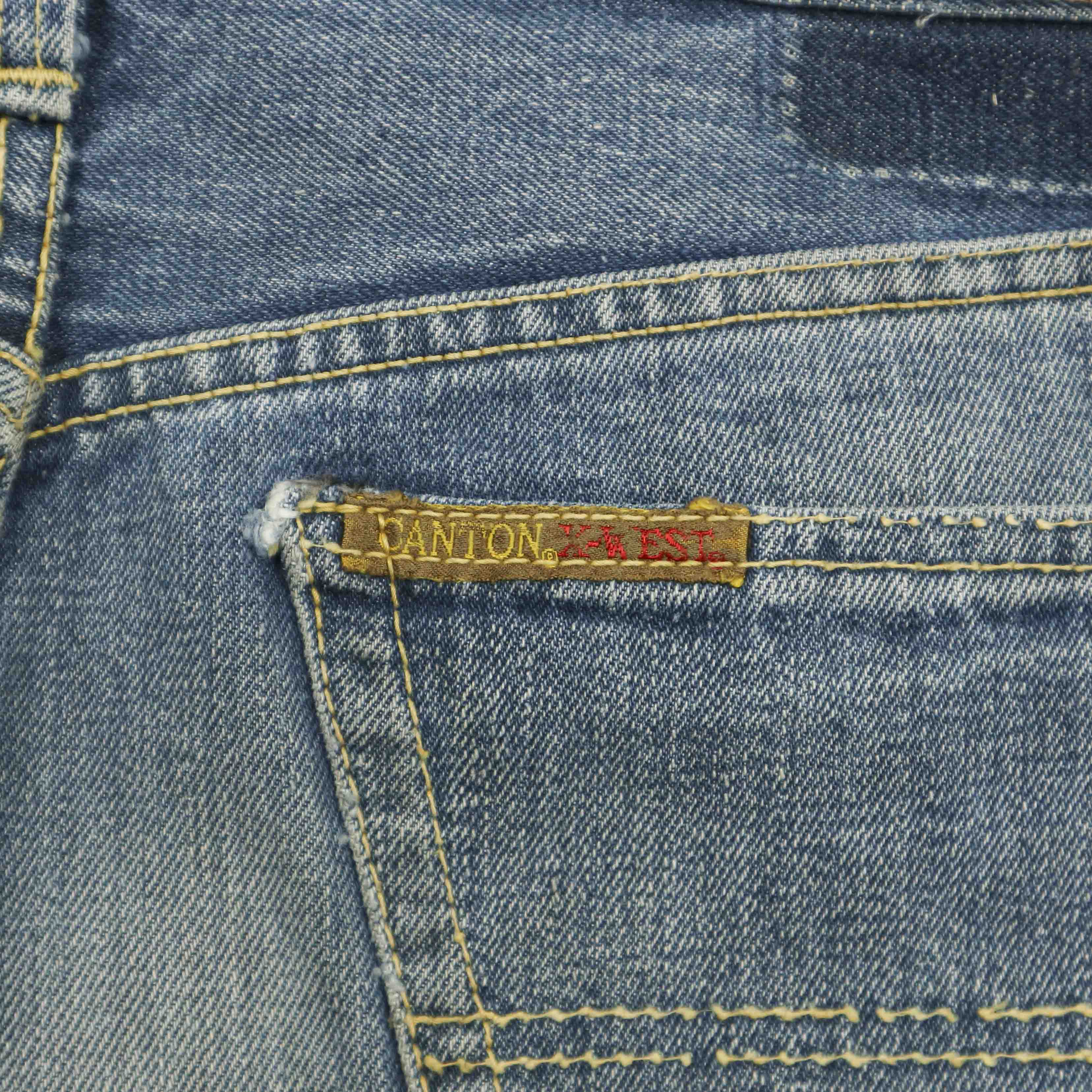 Vintage Canton X-West Selvedge Denim Jeans Size 28