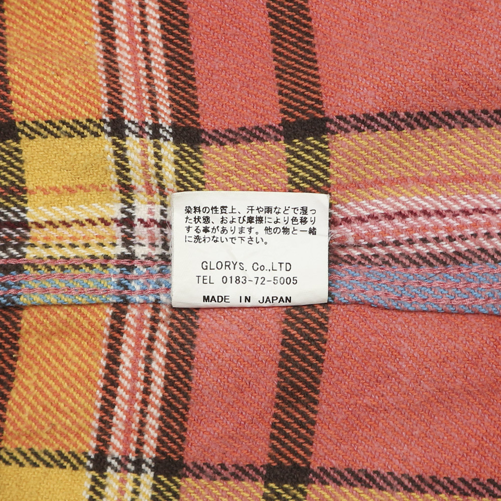 Realmoon Japan Heavy Flannel Work Shirt Size M