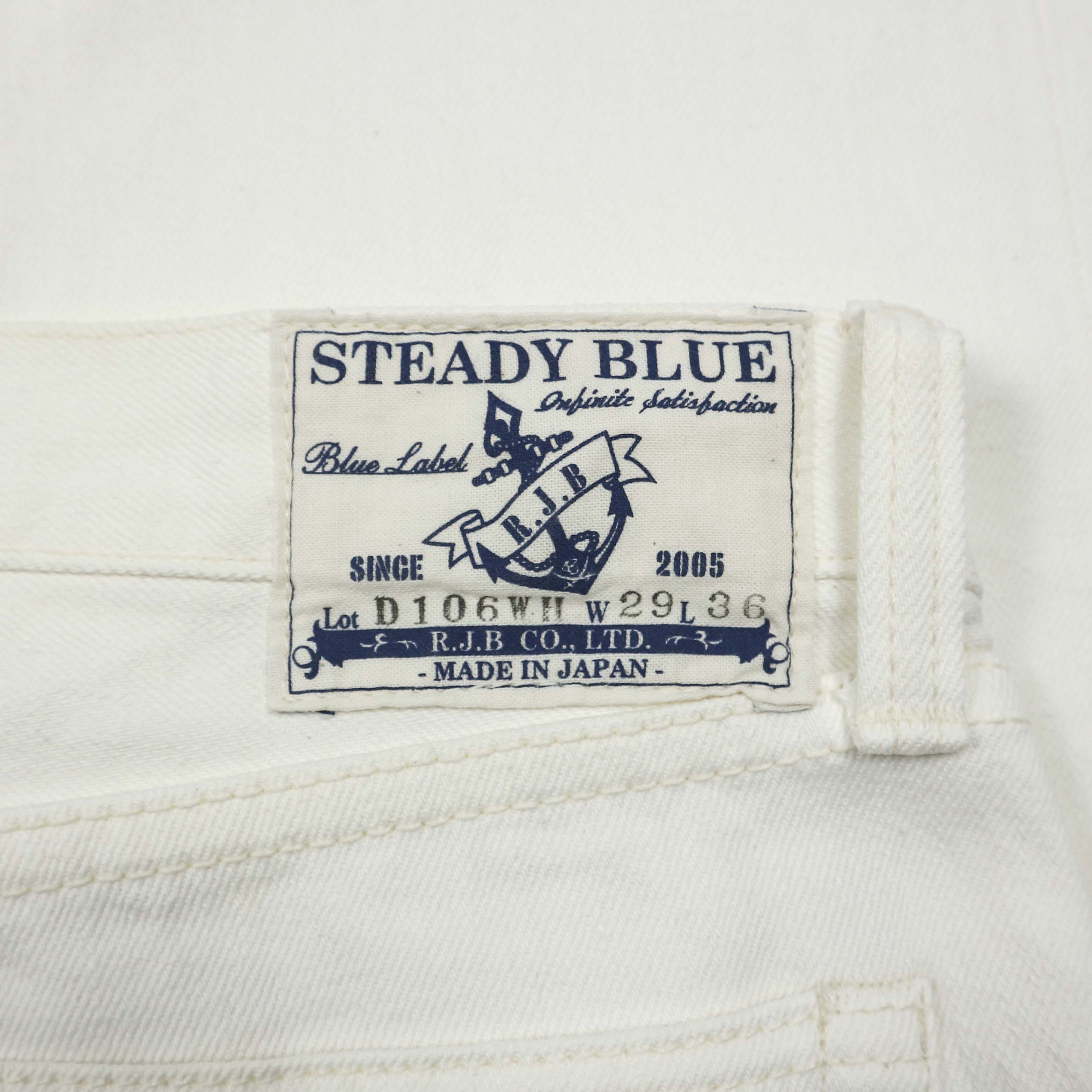 RJB by The Flat Head Japan White Selvedge Denim Size 27