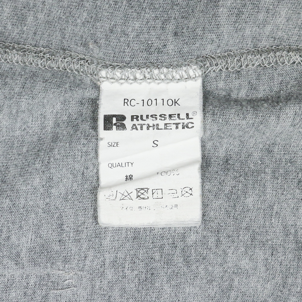 Russell Athletic L/S Henley T-Shirt Size S