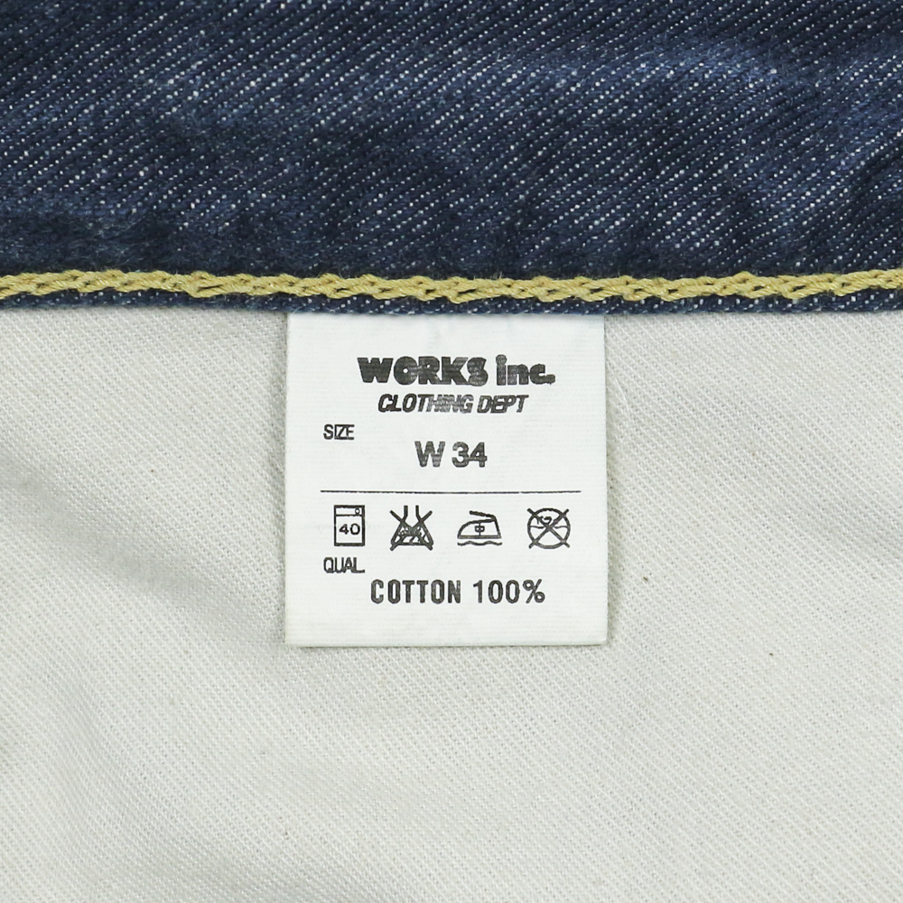 Triple Works by Iron Heart Japan Selvedge Denim Jeans Size 34