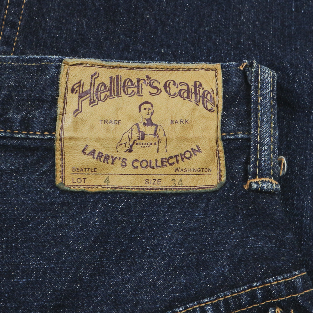 Heller's Cafe by Warehouse Japan Selvedge Denim Jeans Size 34