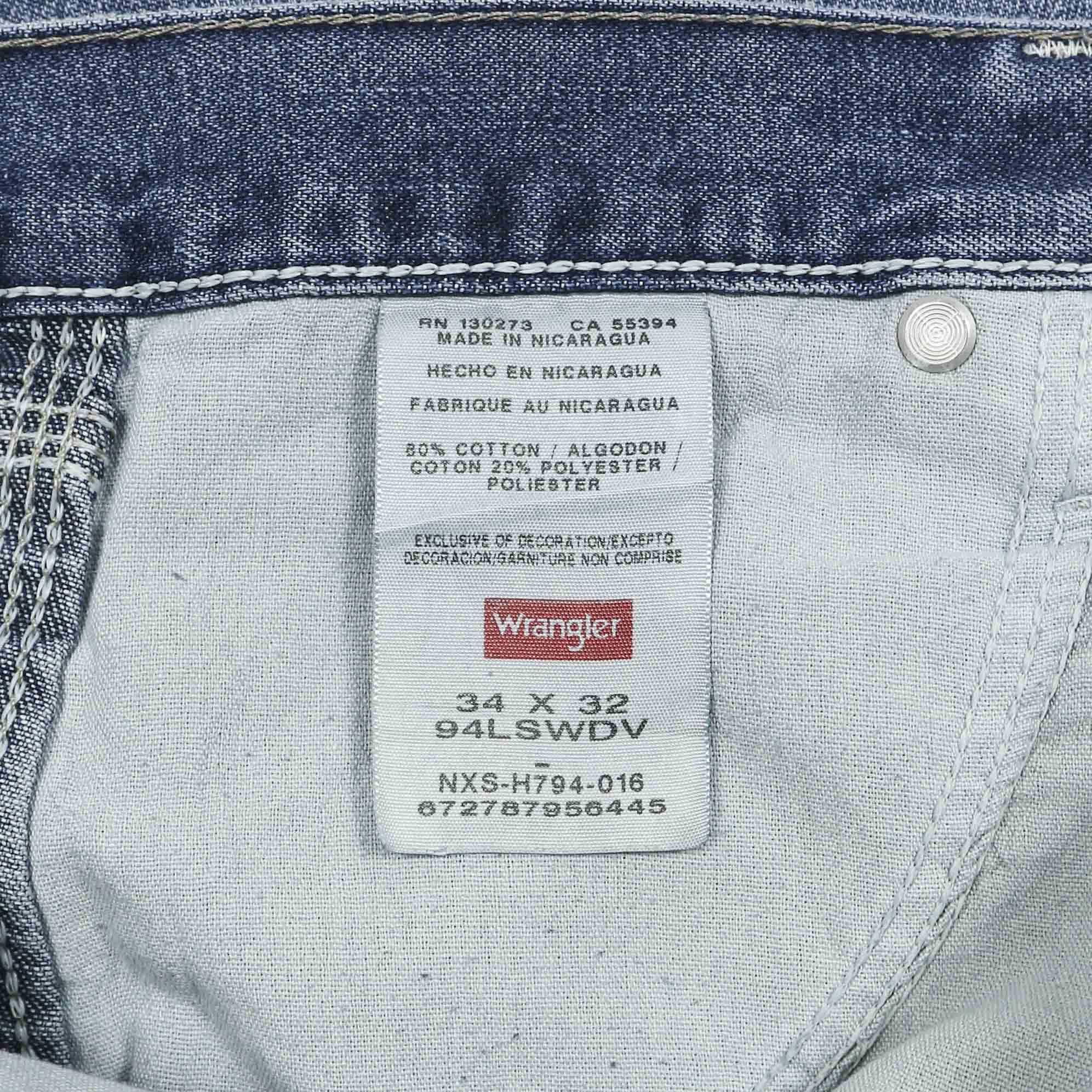 00s Wrangler Denim Carpenter Pants Size 34
