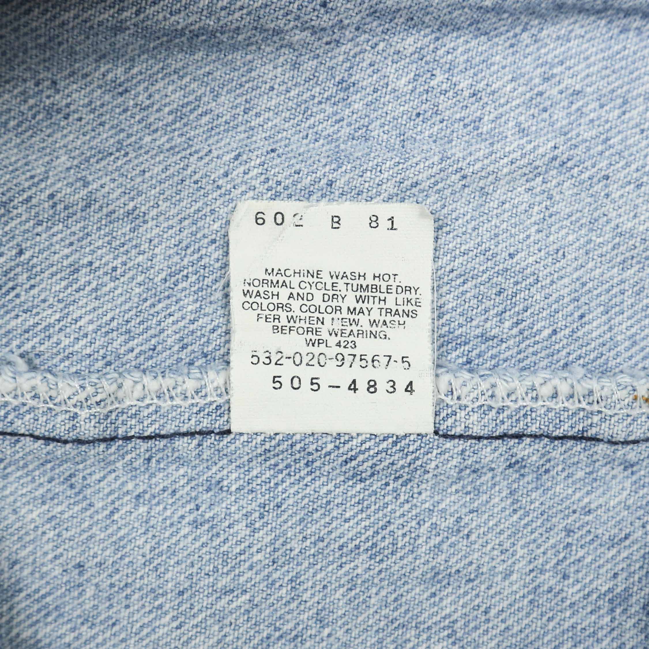 90s Levi's 505 USA Made Denim Jeans Size 34