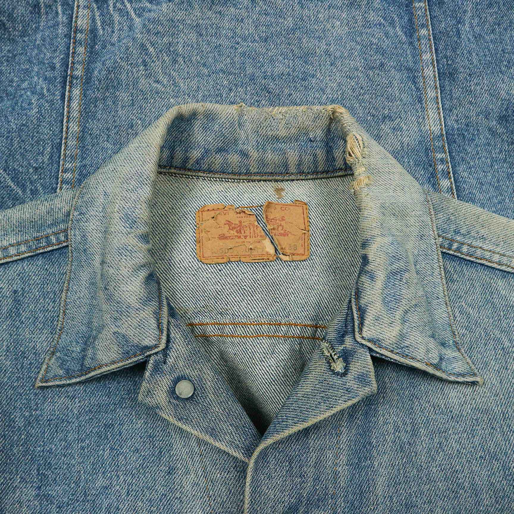 Vtg Late 70s Levi’s USA Type 3 Denim Jacket Size M