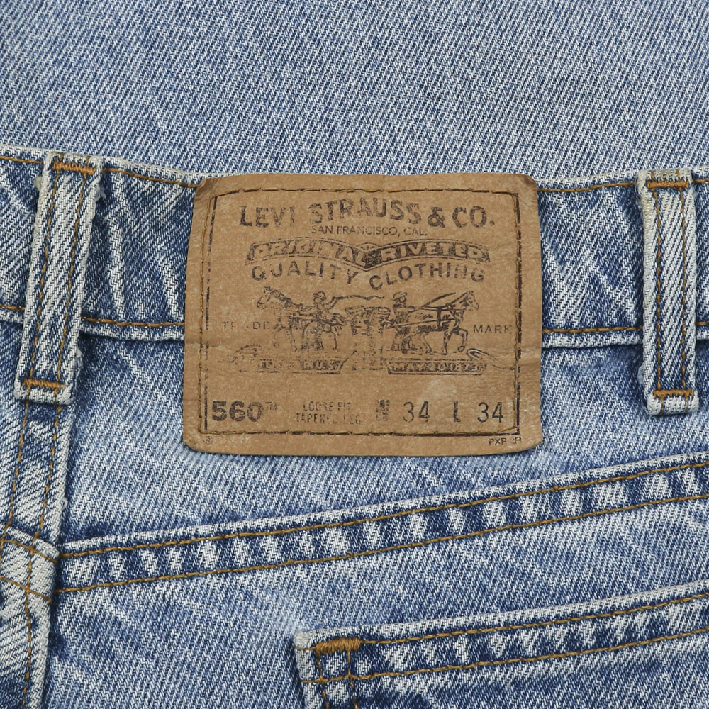 90s Levi's 560 USA Denim Jeans Size 33
