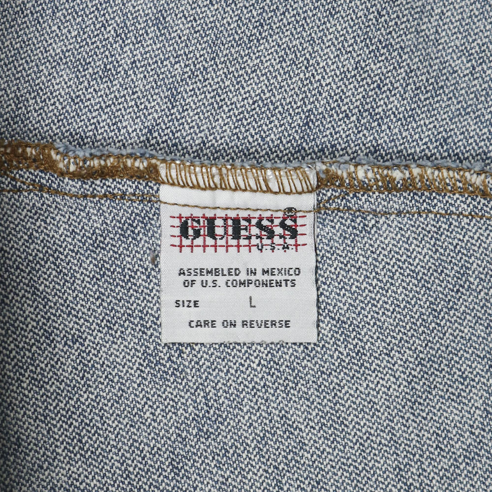 90s Guess Brand Denim Jacket Women Size L