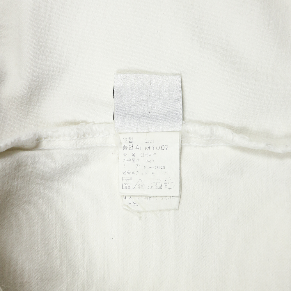 90s Guess White Trucker Denim Jacket Size L